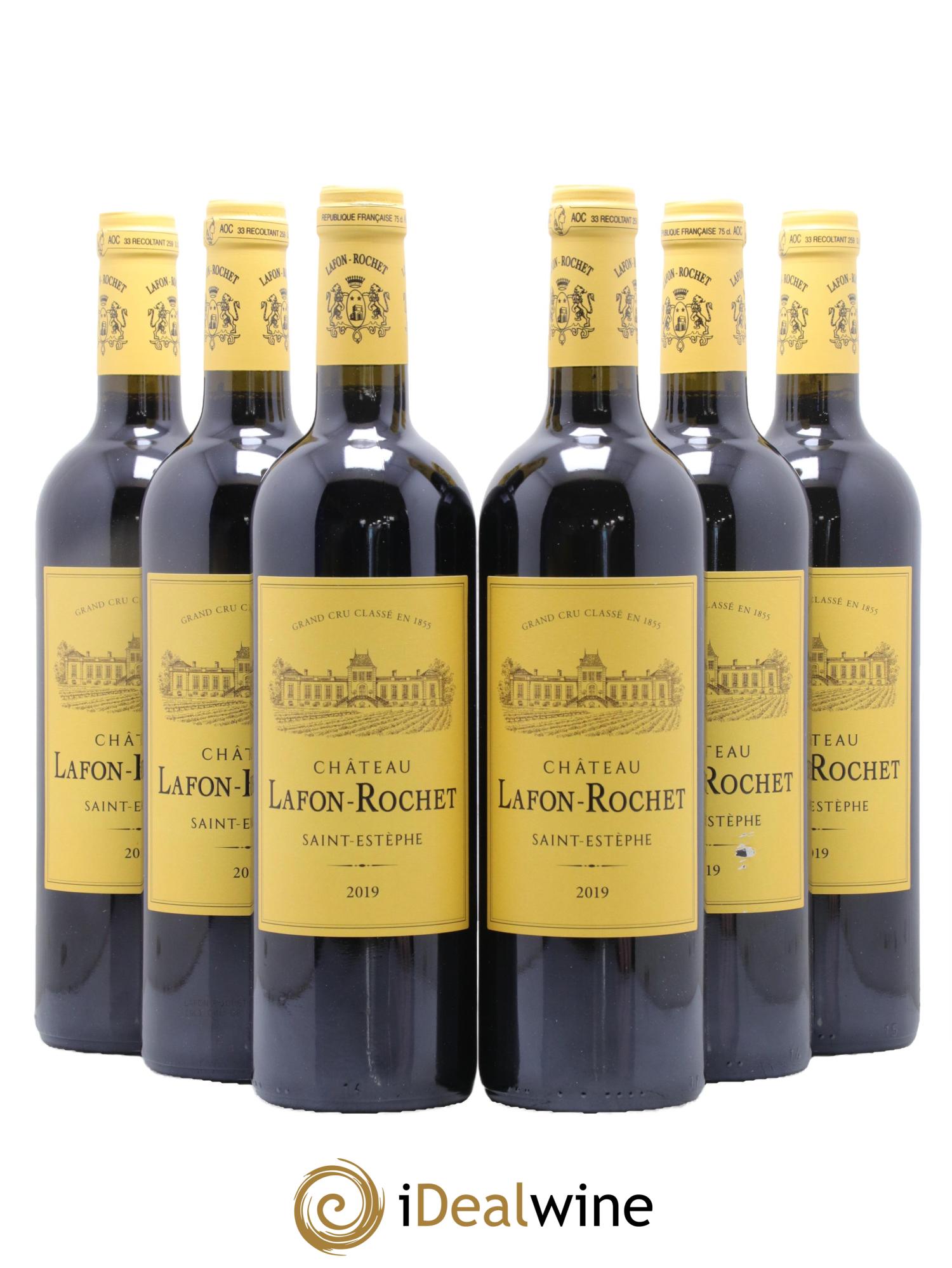 Château Lafon Rochet 4ème Grand Cru Classé 2019 - Lot de 6 bouteilles - 0