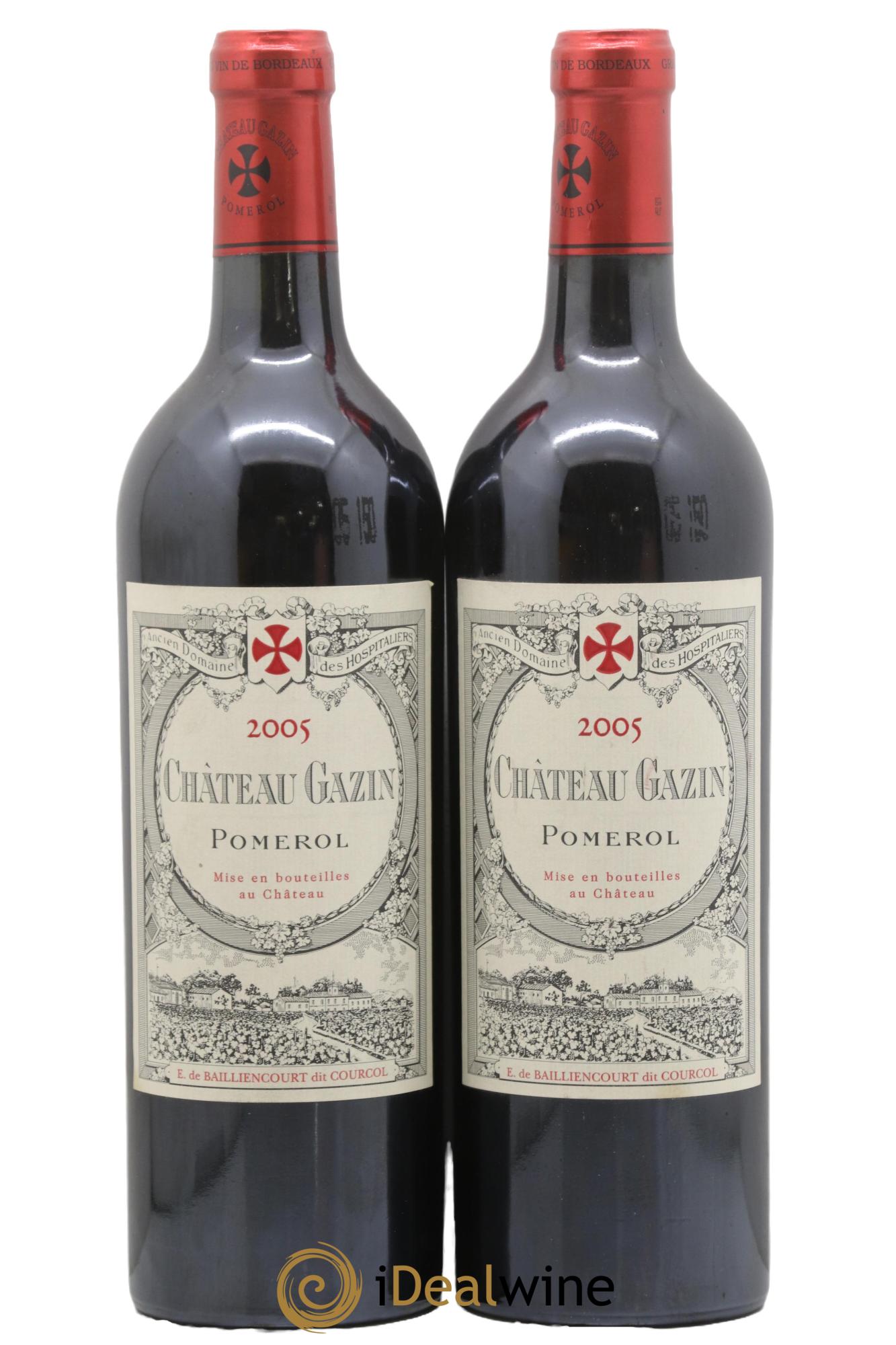 Château Gazin 2005 - Lot de 2 bouteilles - 0