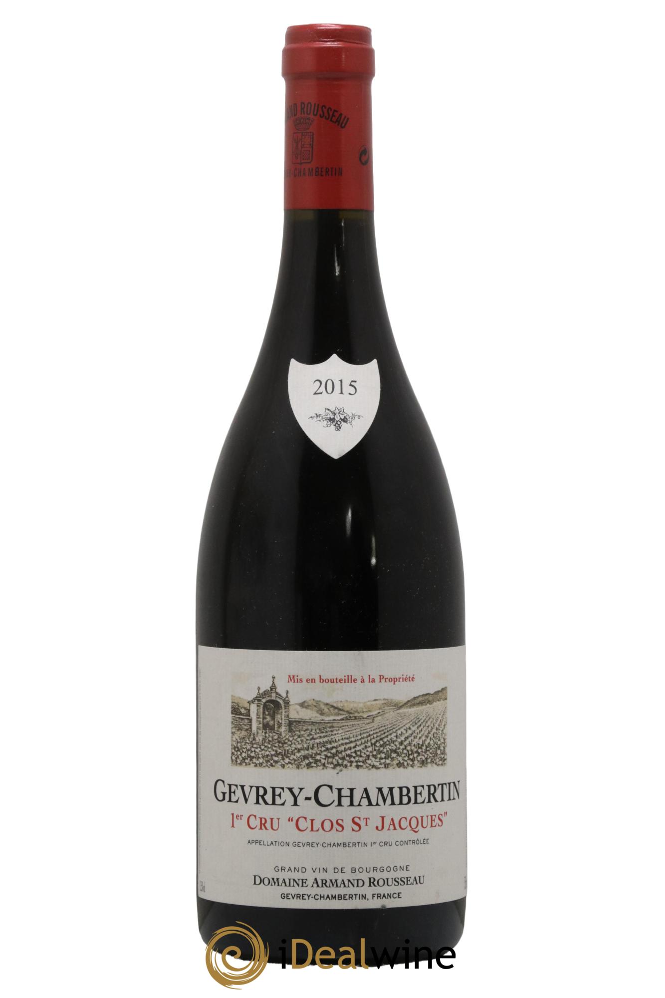 Gevrey-Chambertin 1er Cru Clos Saint-Jacques Armand Rousseau (Domaine) 2015 - Lot de 1 bouteille - 0