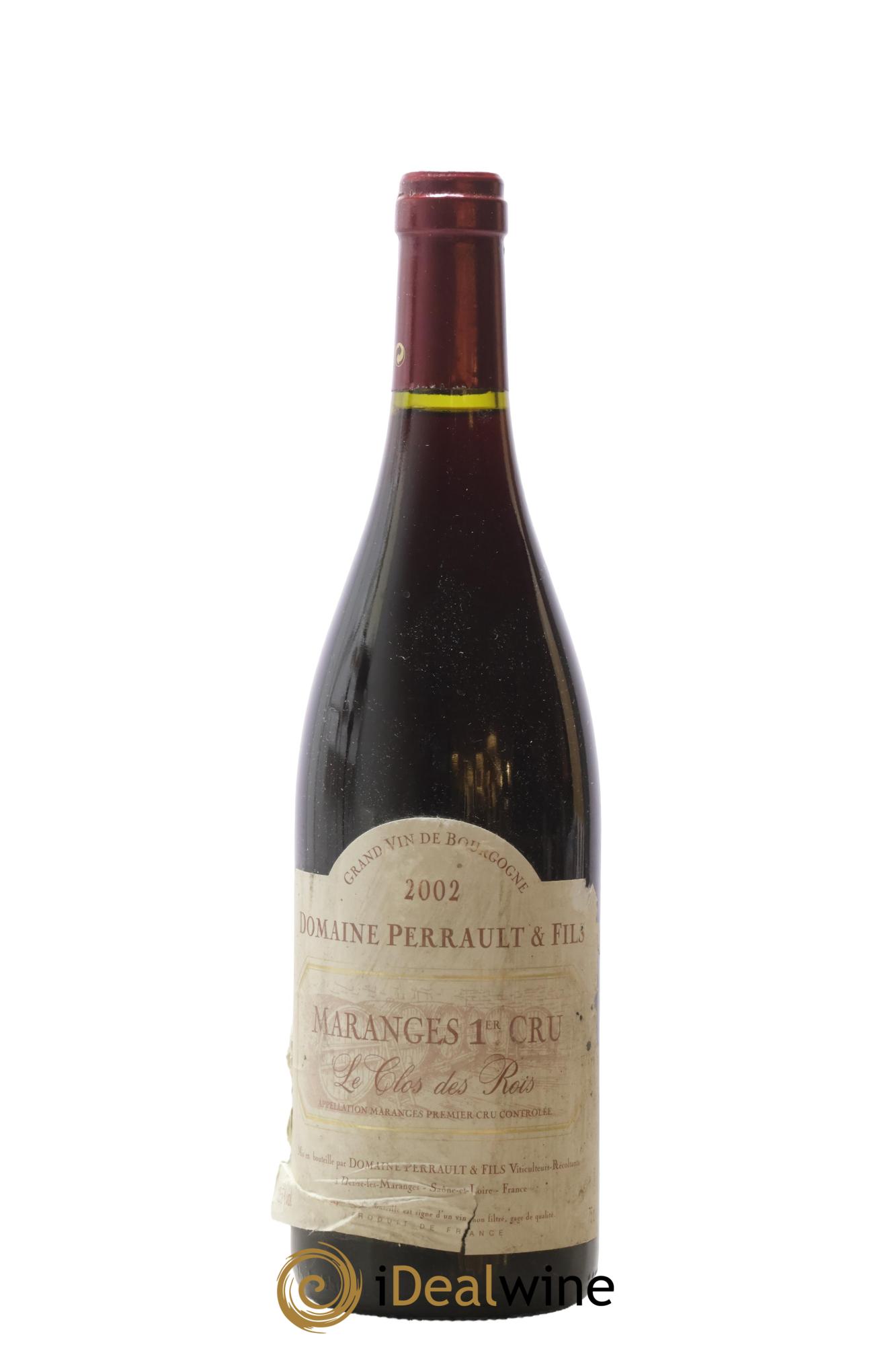 Maranges 1er Cru Le Clos des Rois Perrault 2002 - Lotto di 1 bottiglia - 0