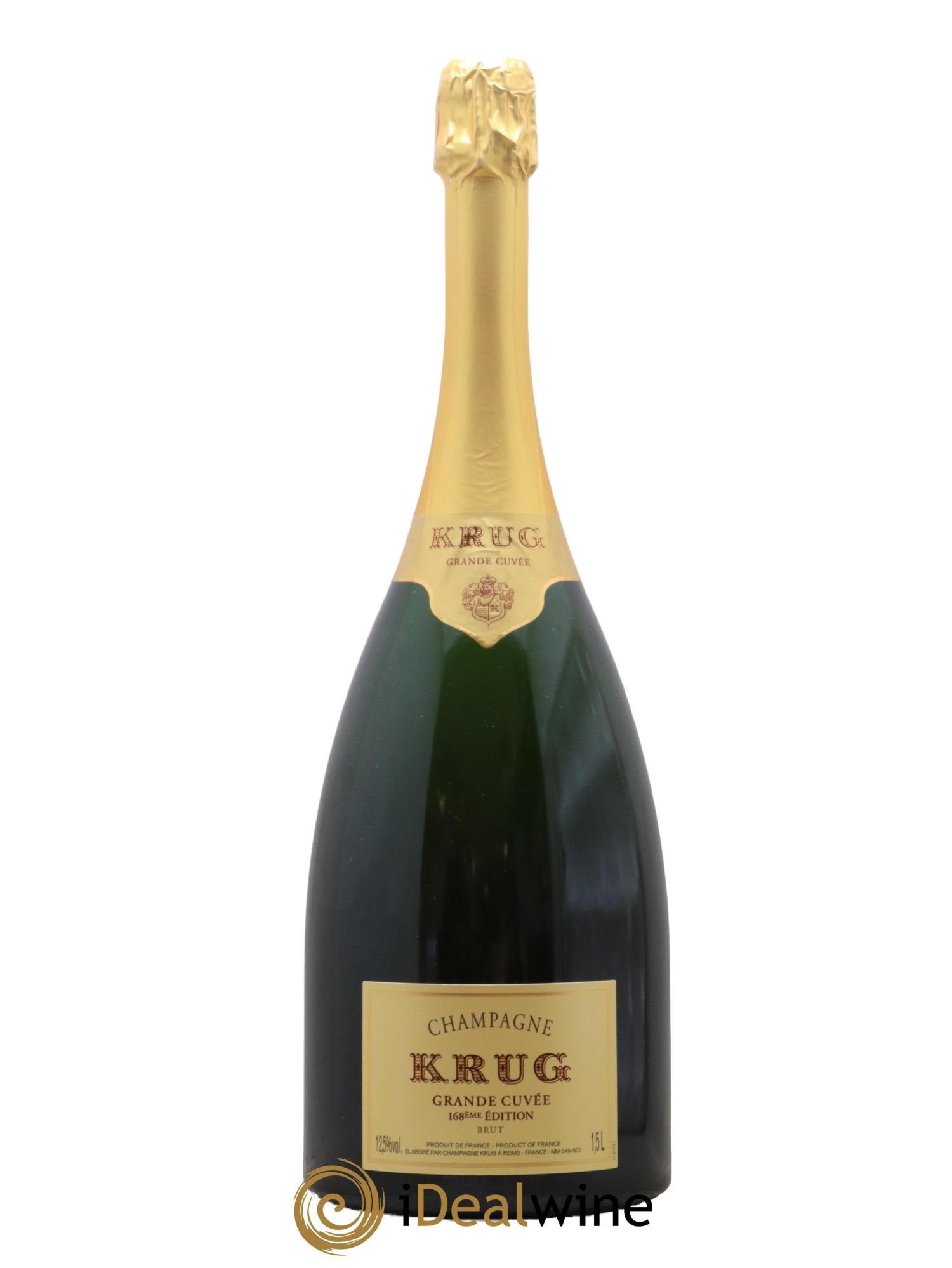 Grande Cuvée - 168ème édition - Coffret Luxe Krug - Lot de 1 magnum - 0