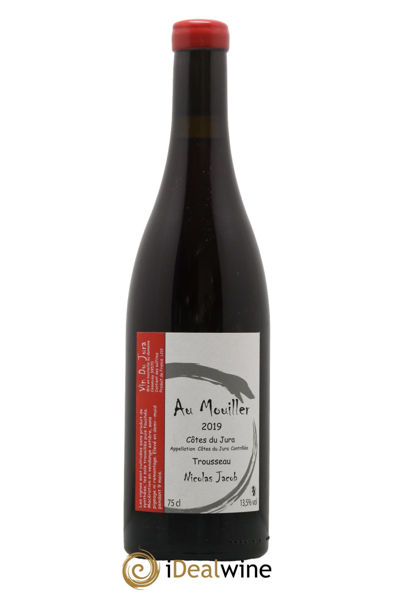 Côtes du Jura Trousseau Au Mouiller Nicolas Jacob 2019 - Lot de 1 bouteille - 0