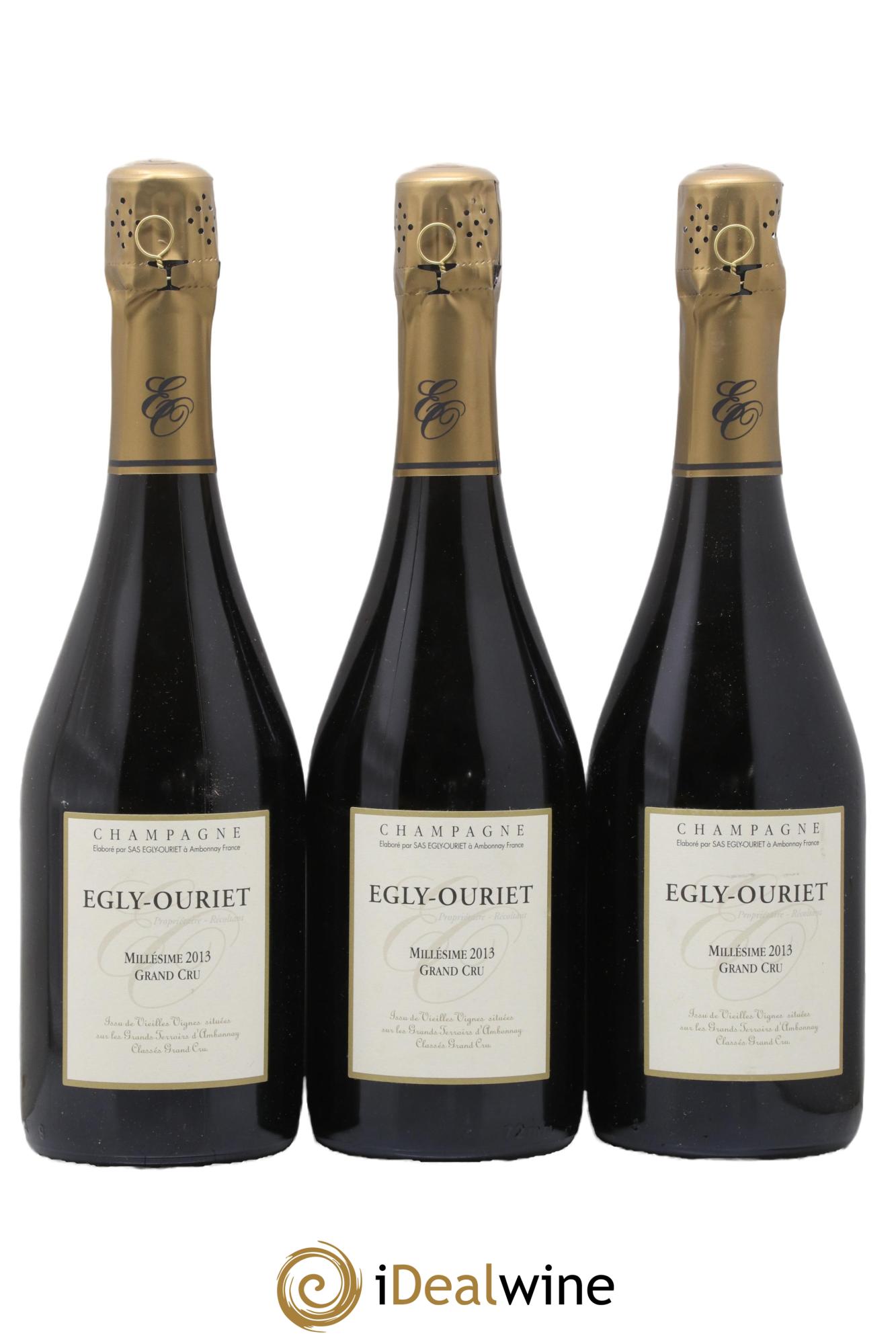 Ambonnay Vieilles Vignes Brut Millésimé Egly-Ouriet 2013 - Lot de 3 bouteilles - 0