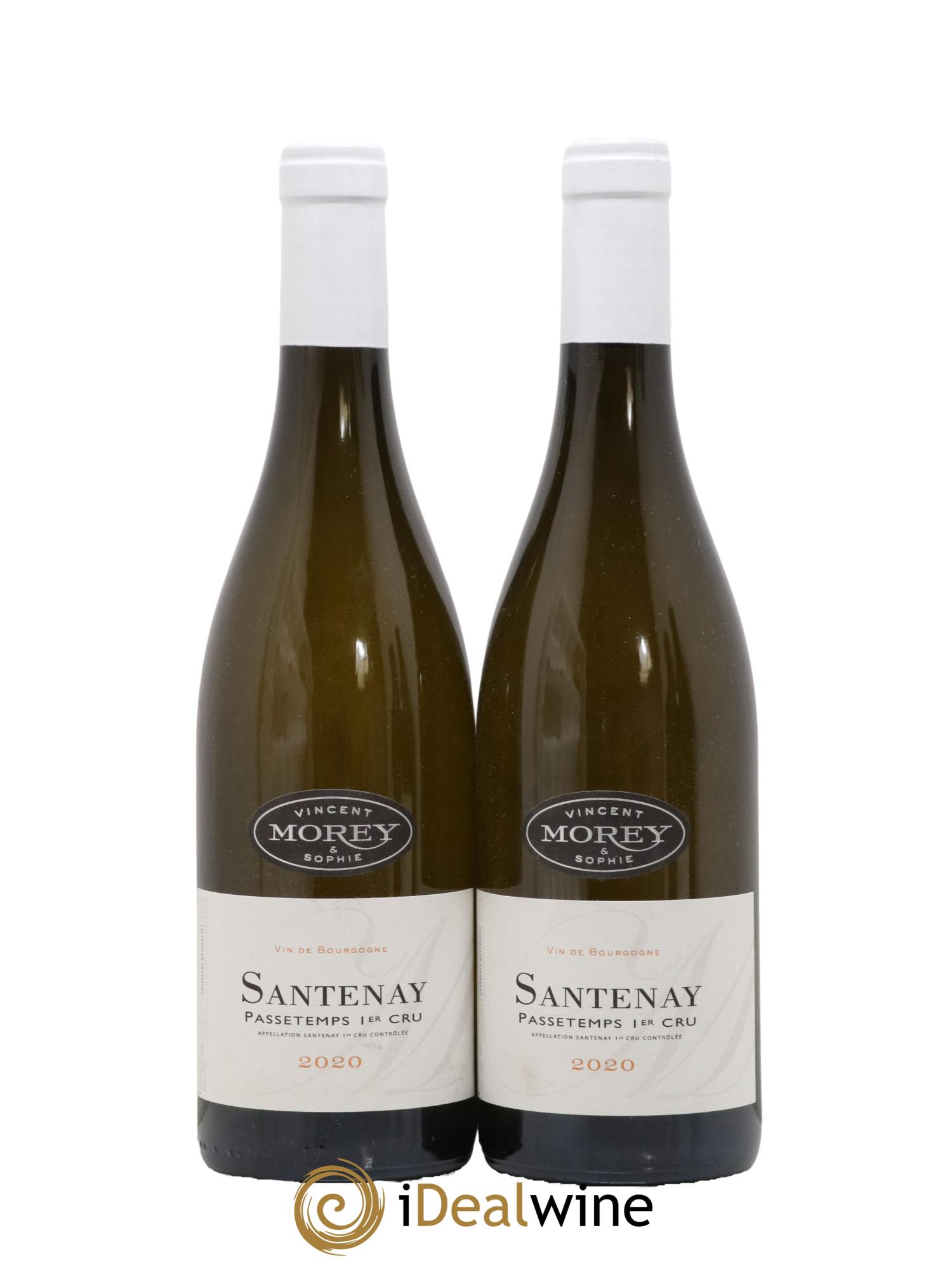 Santenay 1er Cru Passetemps Vincent Et Sophie Morey 2020 - Lot de 2 bouteilles - 0