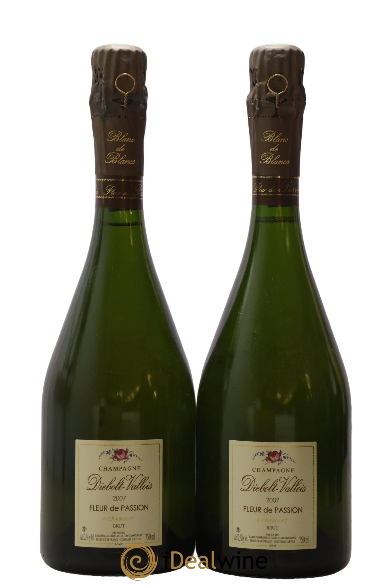 Fleur de Passion Brut Diebolt-Vallois 2007 - Lot de 2 bouteilles - 0