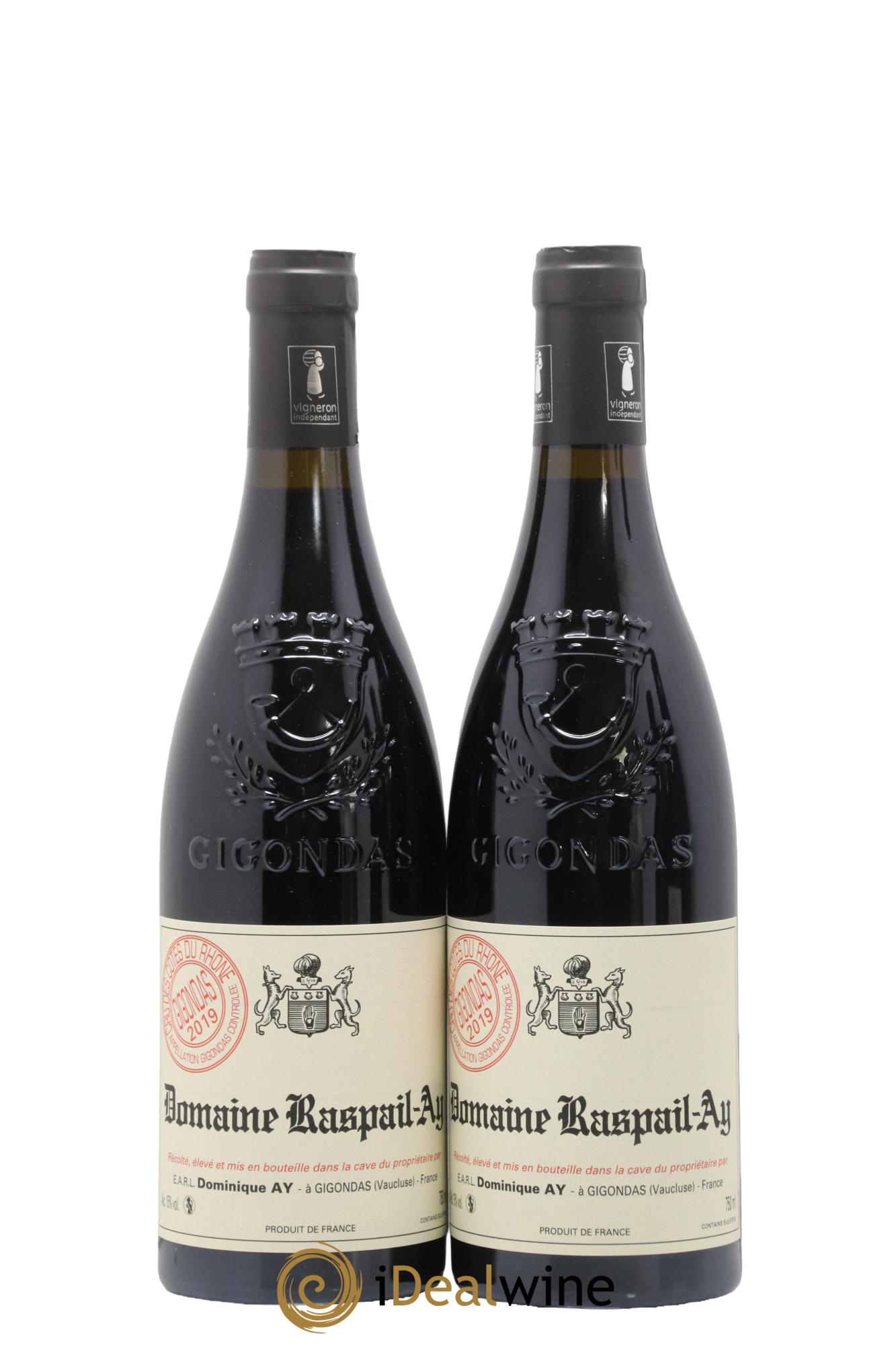 Gigondas Raspail-Ay 2019 - Lot de 2 bouteilles - 0