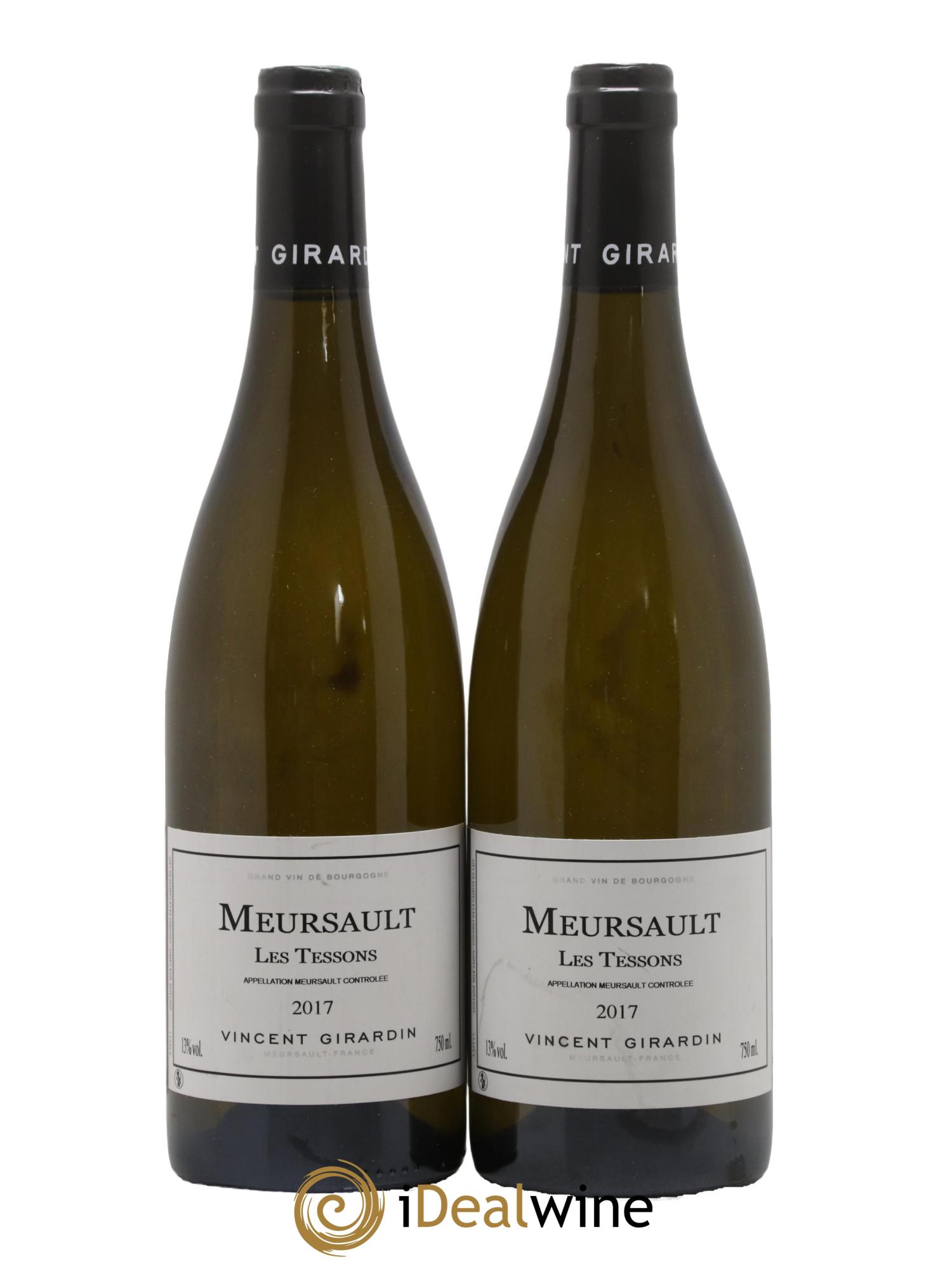 Meursault Les Tessons Vincent Girardin (Domaine) 2017 - Lot de 2 bouteilles - 0