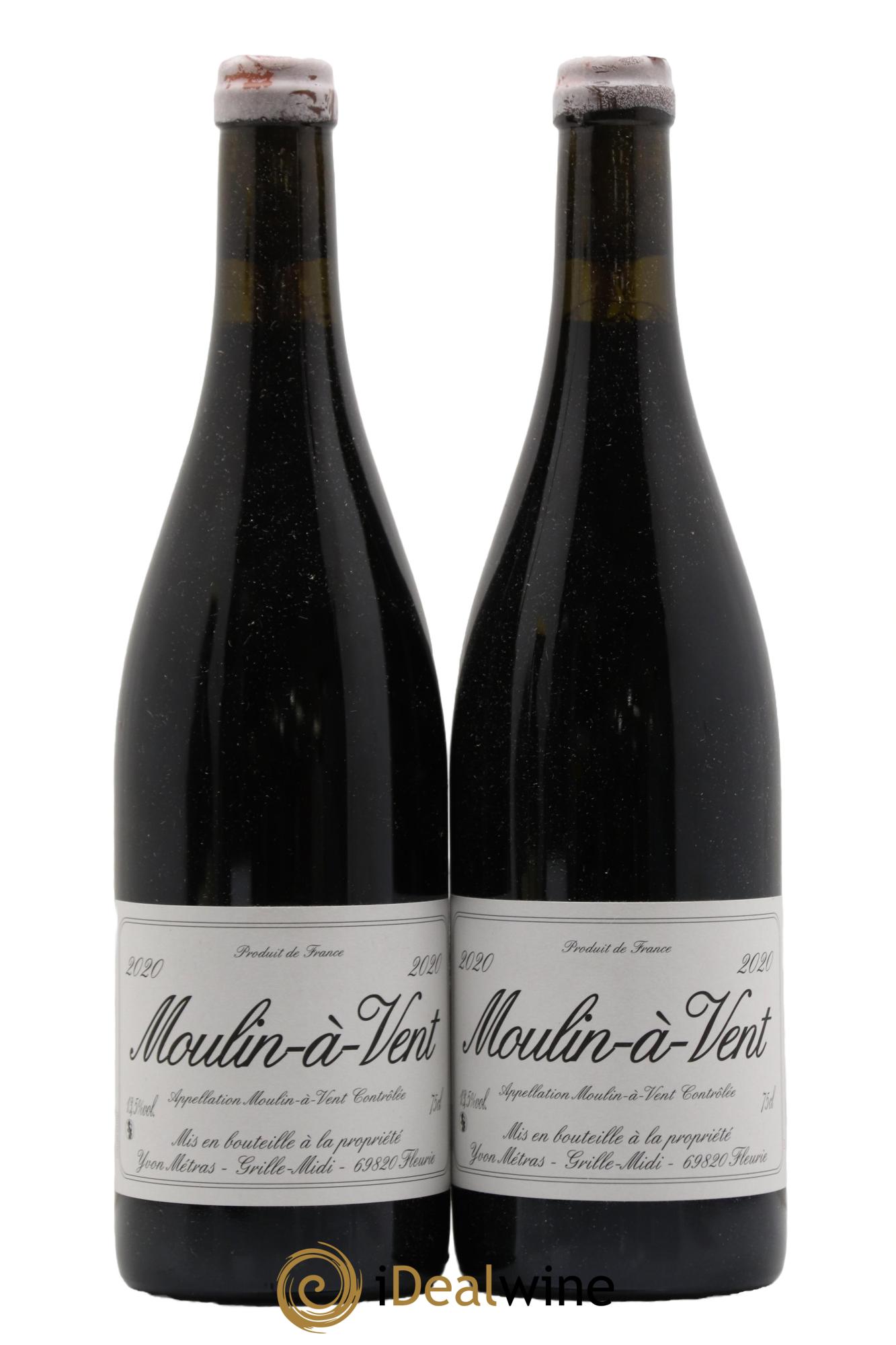 Moulin-à-Vent Yvon Métras 2020 - Lot de 2 bouteilles - 0
