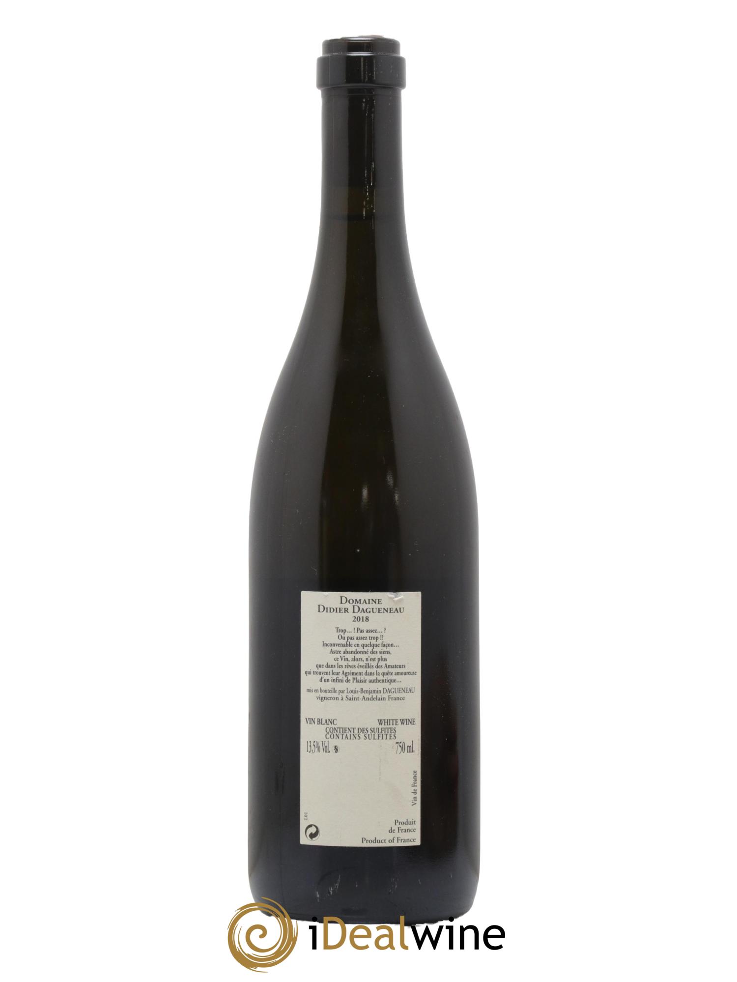 Pouilly-Fumé Buisson Renard Dagueneau (Domaine Didier - Louis-Benjamin)  2018 - Posten von 1 Flasche - 1