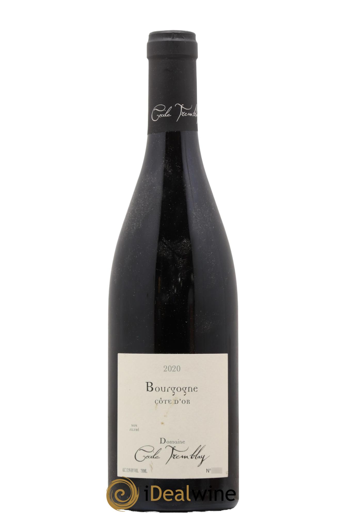 Bourgogne Côte-d'Or Cécile Tremblay 2020 - Lot de 1 bouteille - 0