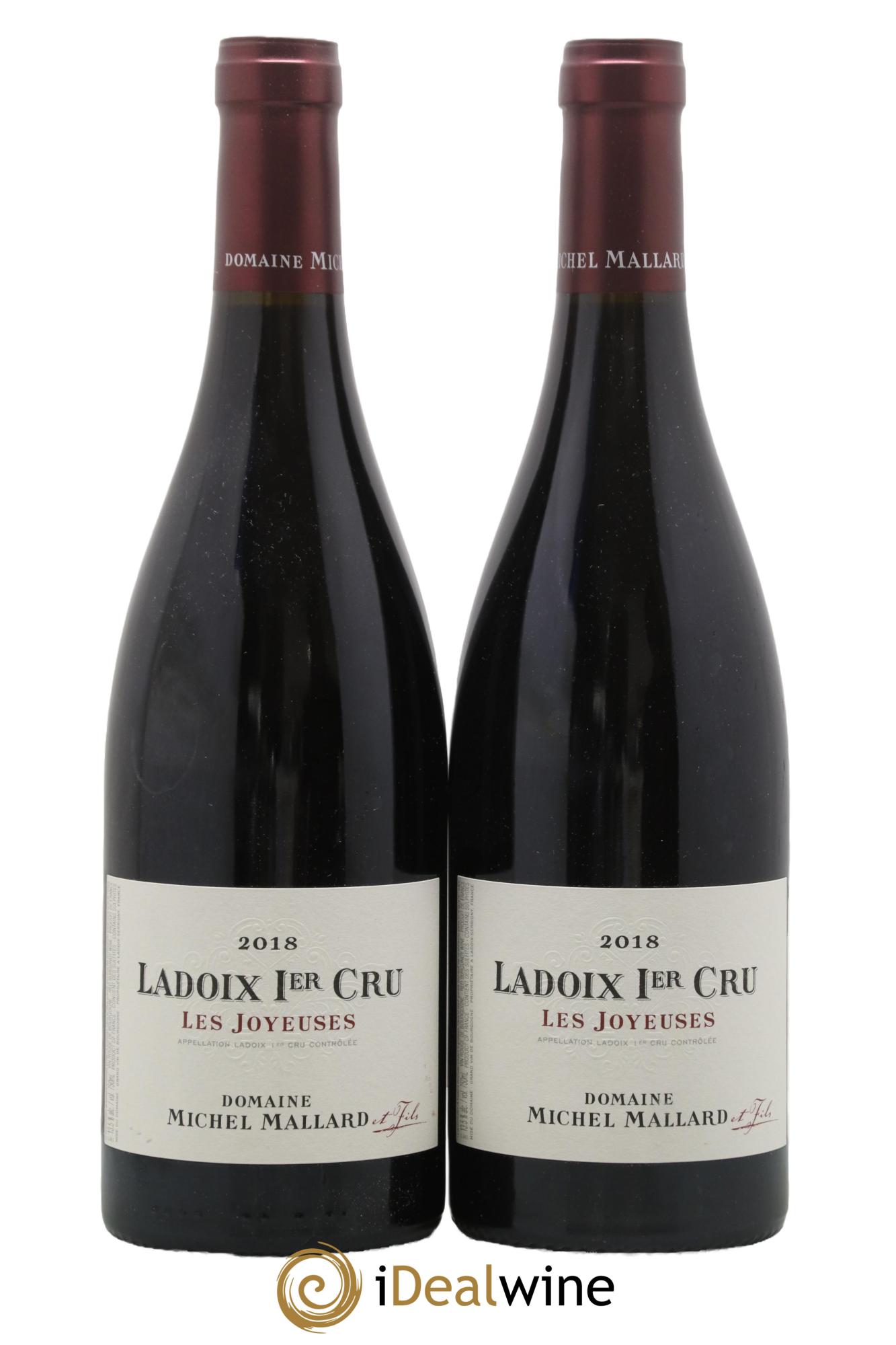 Ladoix 1er Cru Les Joyeuses Michel Mallard 2018 - Posten von 2 Flaschen - 0