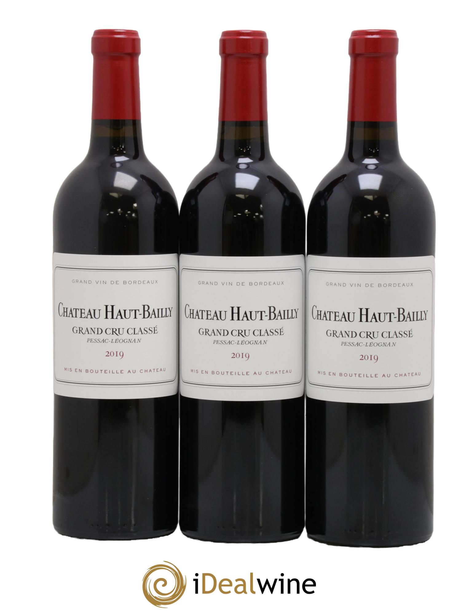 Château Haut-Bailly Cru Classé de Graves  2019 - Lot de 3 bouteilles - 0