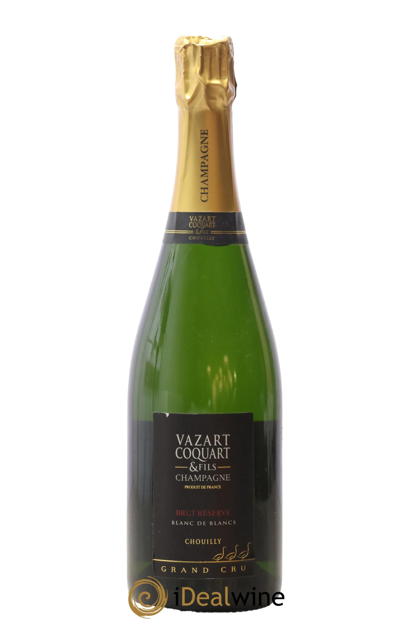 Champagne Brut Réserve Grand Cru Blanc De Blancs Vazart-Coquart - Lotto di 1 bottiglia - 0