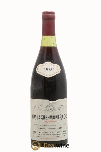 Chassagne-Montrachet Morgeot Lequin-Roussot 1976 - Lot of 1 bottle - 0