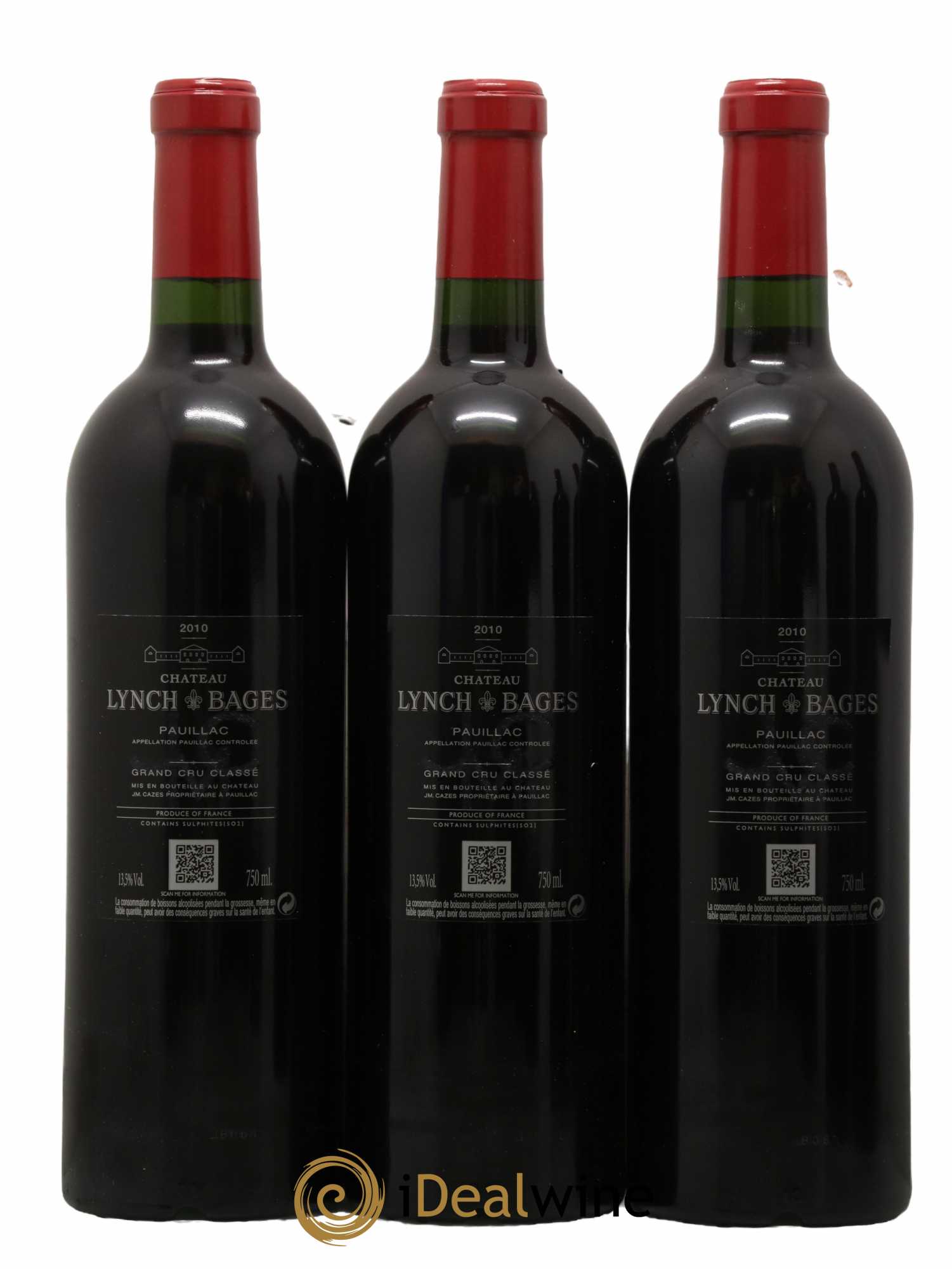 Château Lynch Bages 5ème Grand Cru Classé  2010 - Lot of 6 bottles - 2