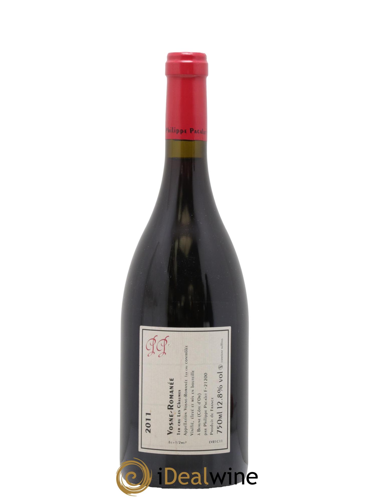 Vosne-Romanée 1er Cru Les Chaumes Philippe Pacalet 2011 - Lot de 1 bouteille - 1