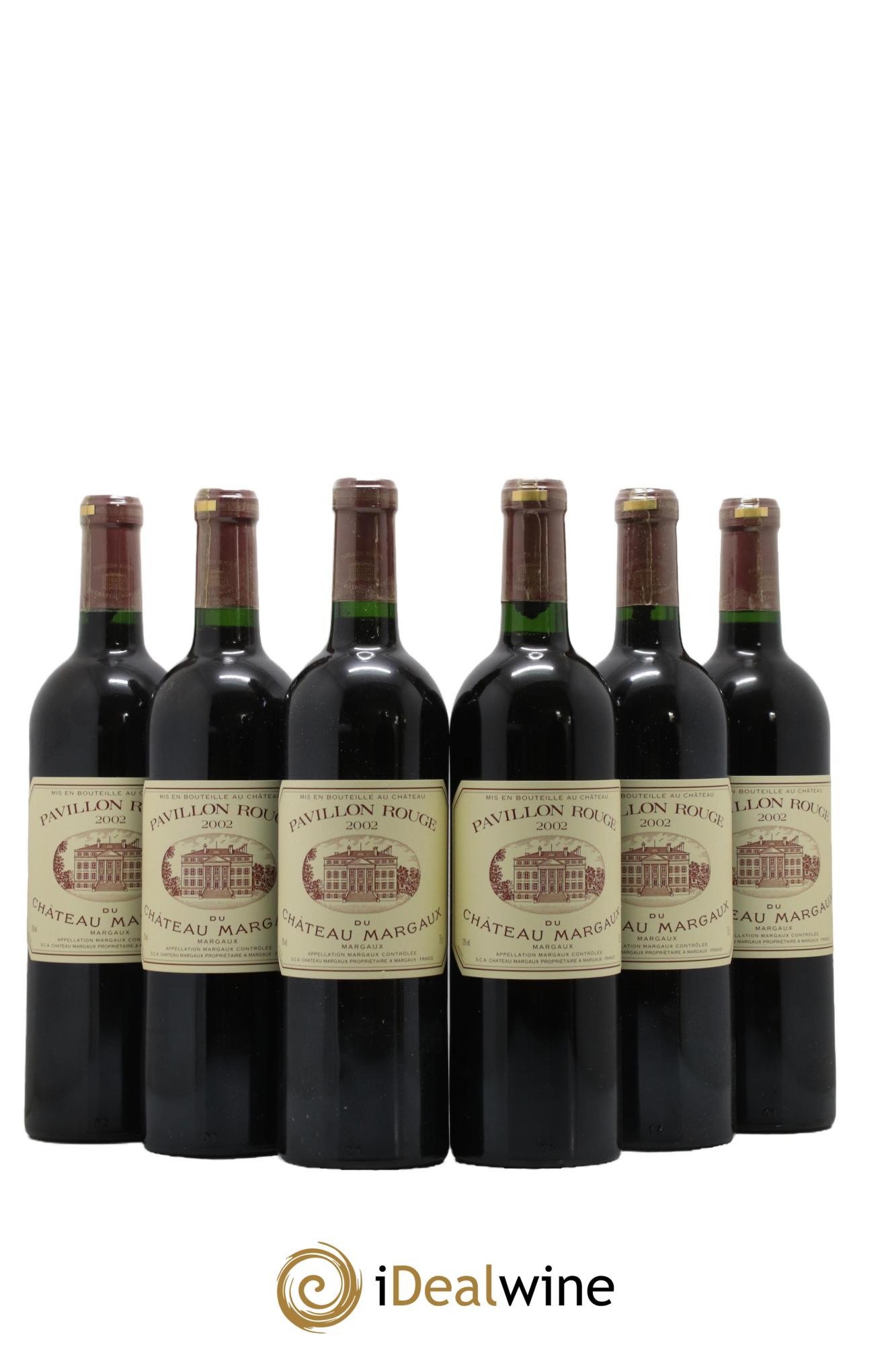 Pavillon Rouge du Château Margaux Second Vin 2002 - Lot de 6 bouteilles - 0