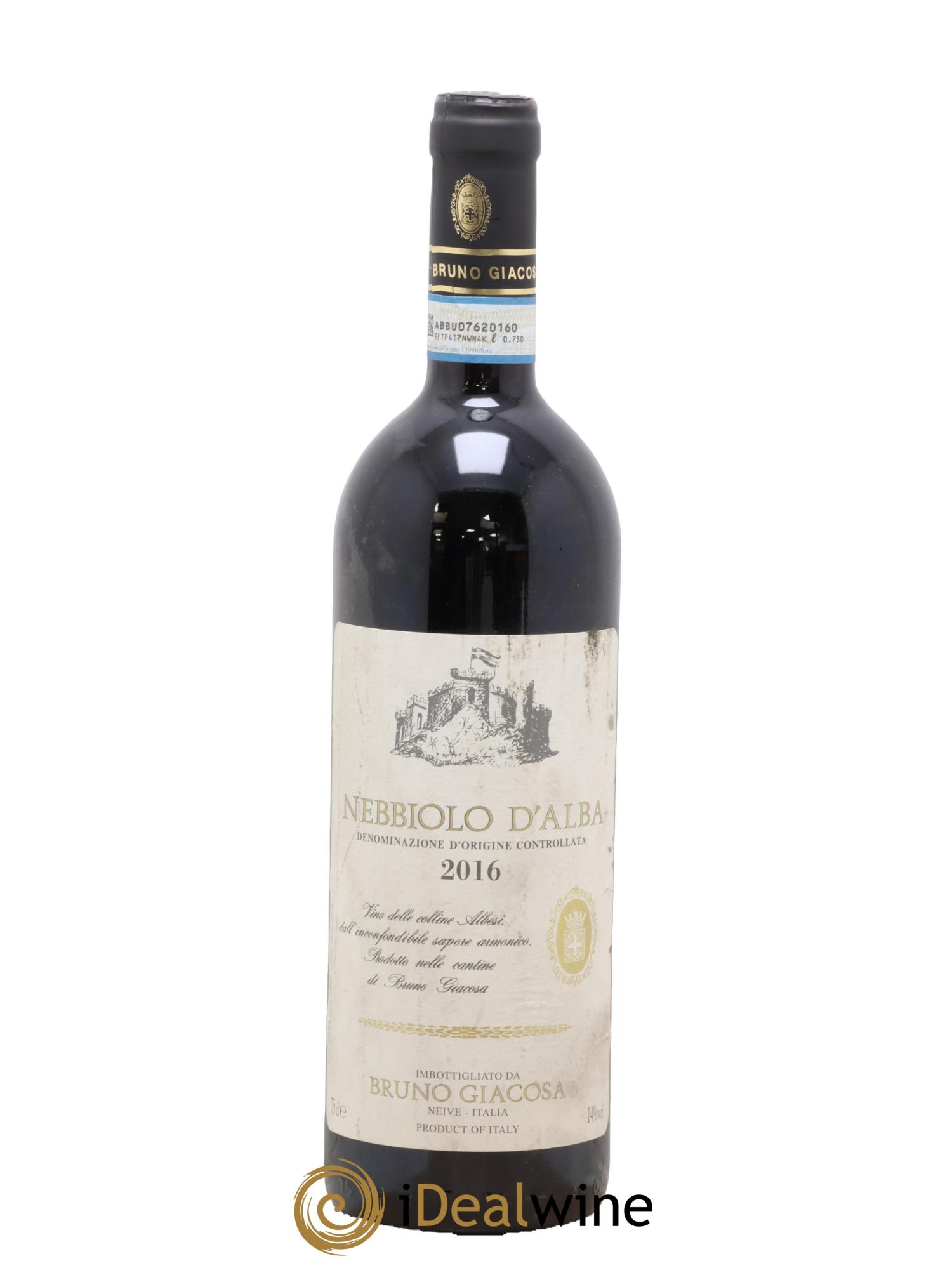 Nebbiolo d'Alba DOC Casa Vinicola Bruno Giacosa 2016 - Lot de 1 bouteille - 0