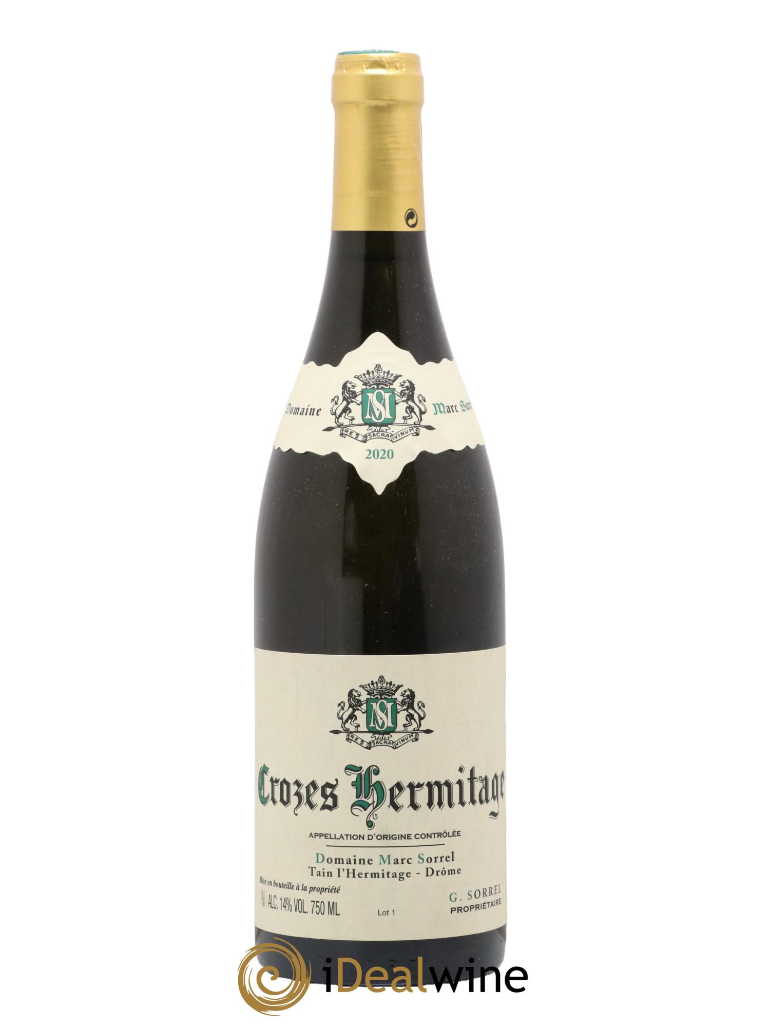 Crozes-Hermitage Marc Sorrel 2020 - Lot de 1 bouteille - 0