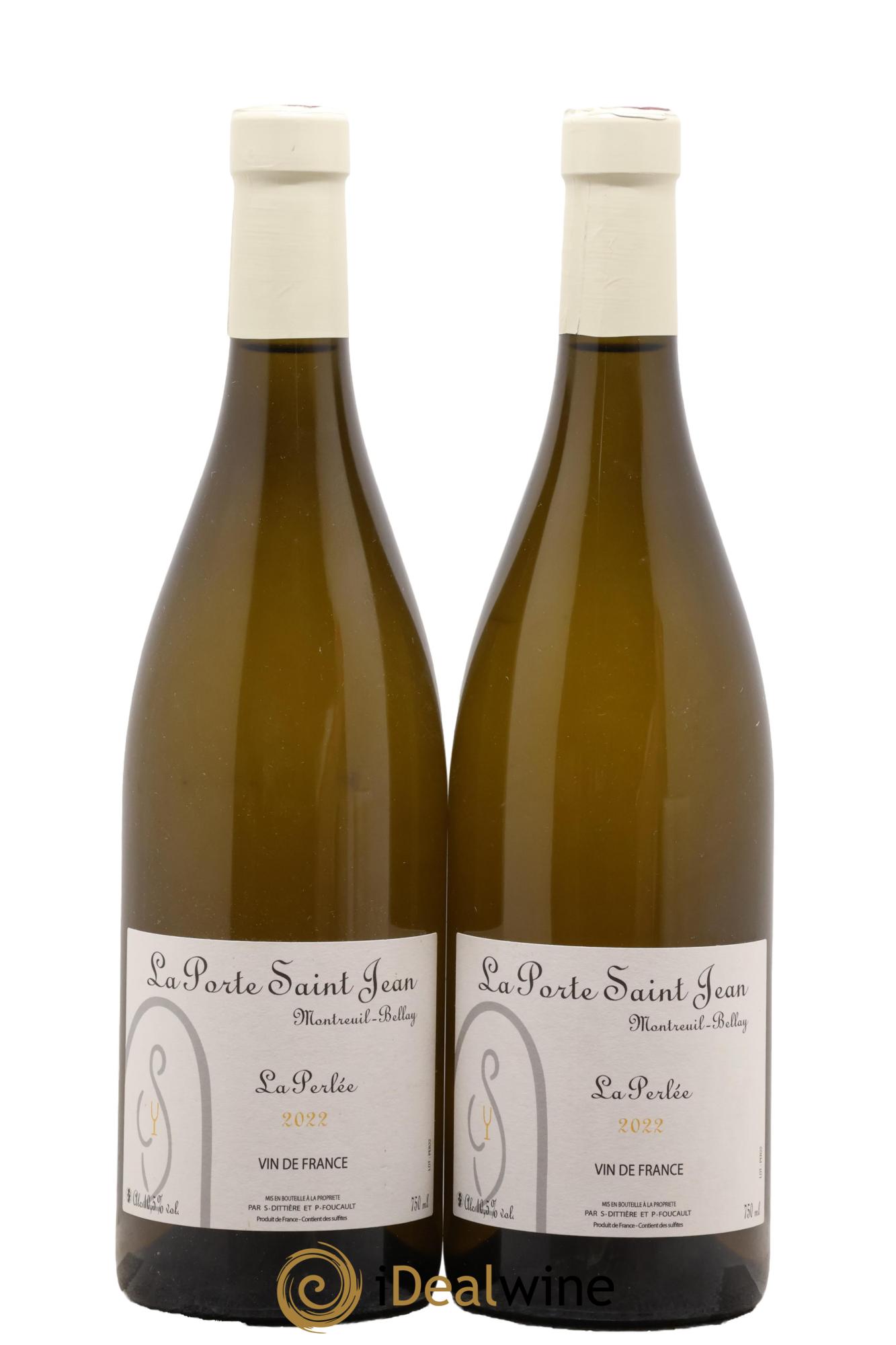 Vin de France La Perlée La Porte Saint Jean 2022 - Lot de 2 bouteilles - 0