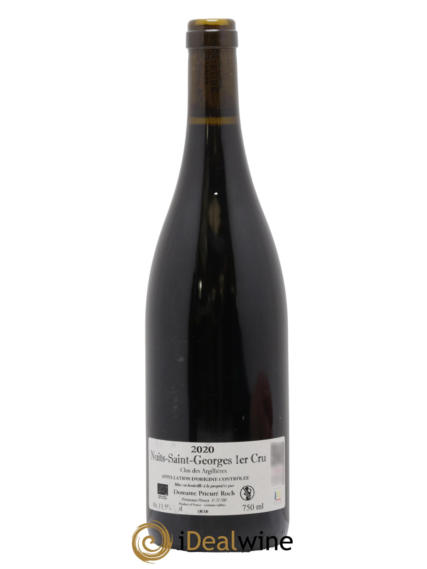 Nuits-Saint-Georges 1er Cru Clos des Argillières Prieuré Roch 2020 - Lot de 1 bouteille - 1