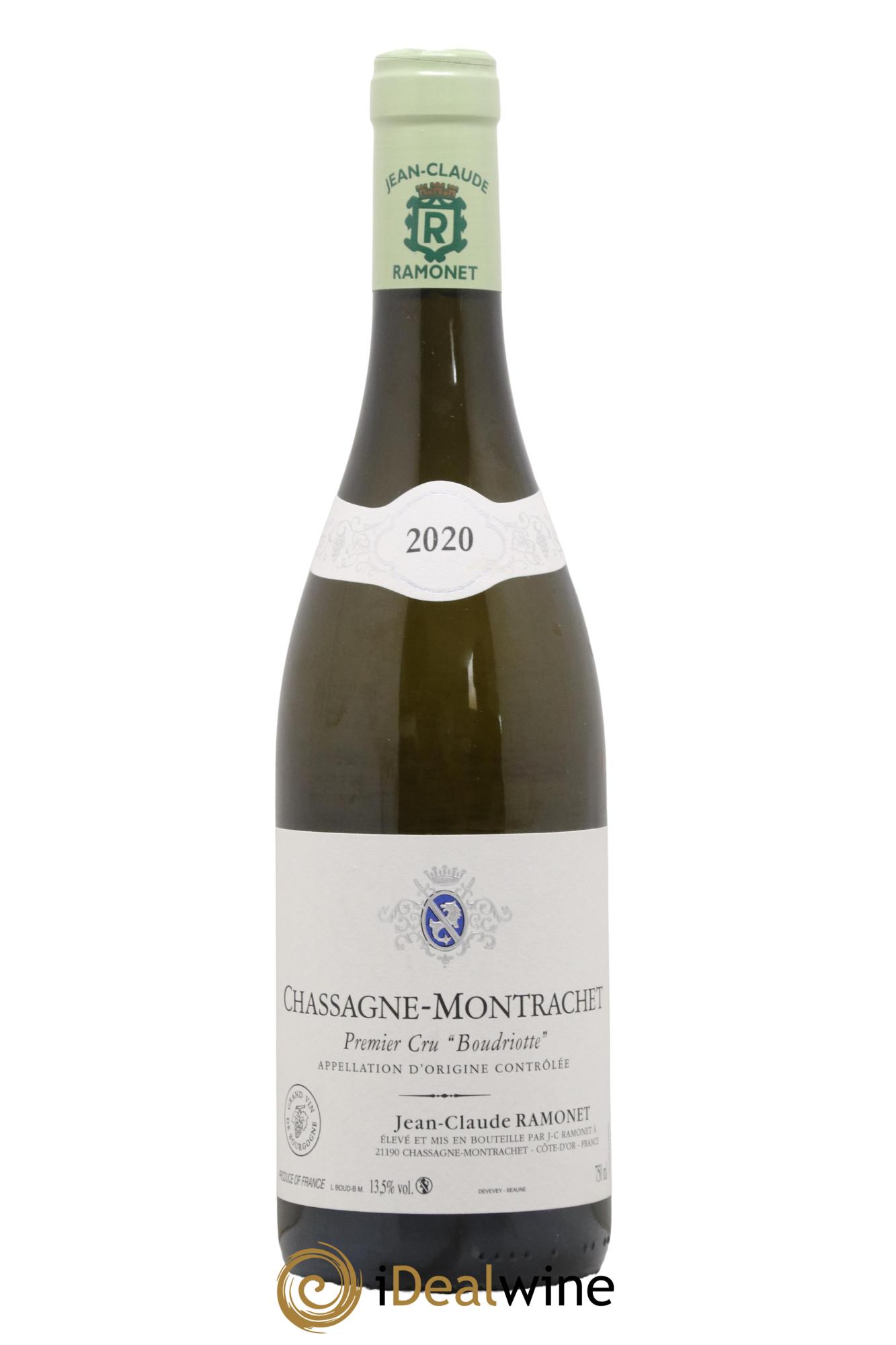 Chassagne-Montrachet 1er Cru Boudriotte Ramonet (Domaine) 2020 - Lot de 1 bouteille - 0