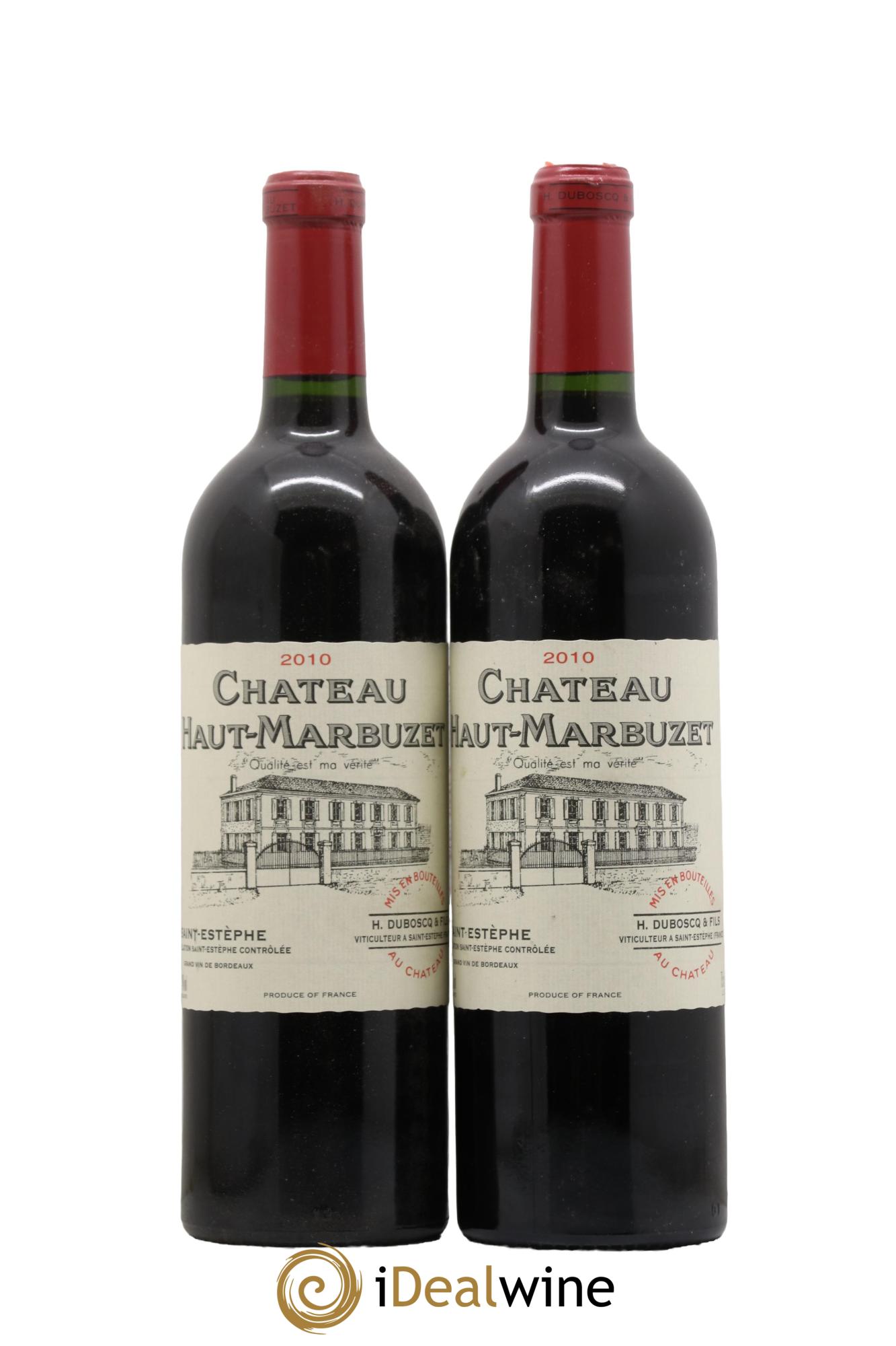 Château Haut Marbuzet 2010 - Lot de 2 bouteilles - 0