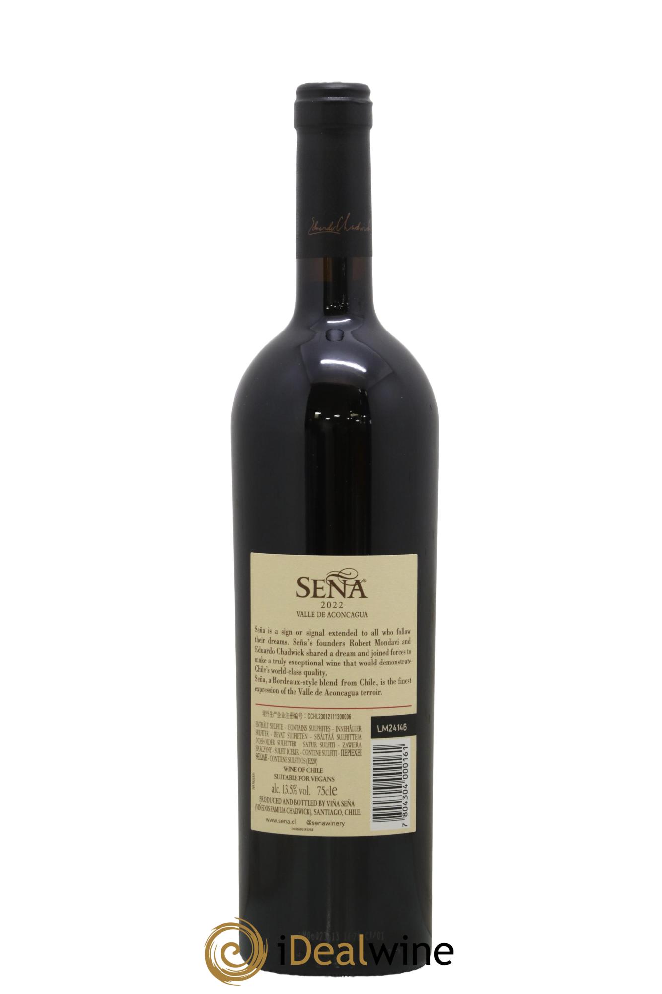 Chili Vina Sena Domaine Sena 2022 - Lot of 1 bottle - 1