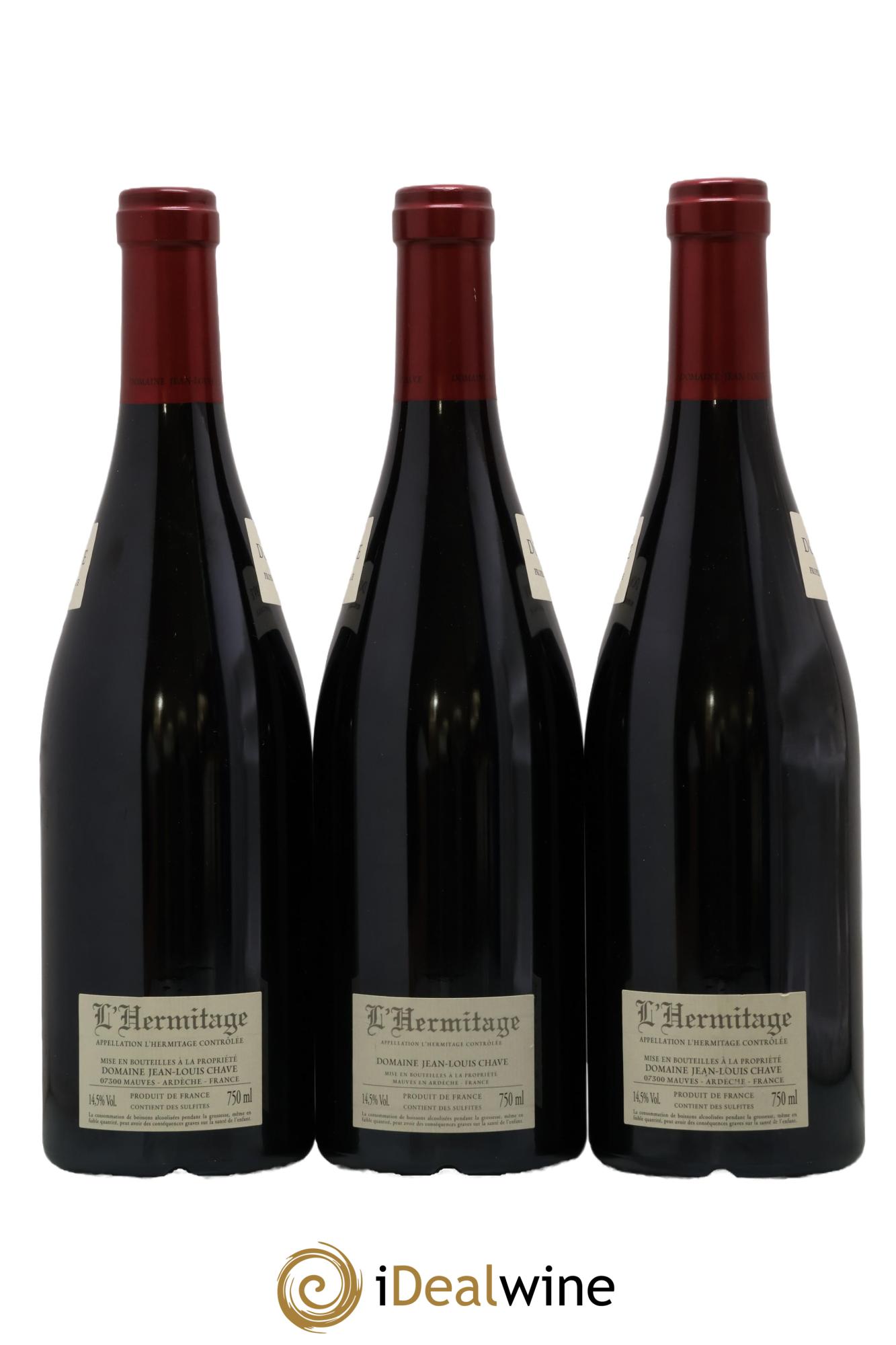 Hermitage Jean-Louis Chave 2016 - Lot de 3 bouteilles - 1