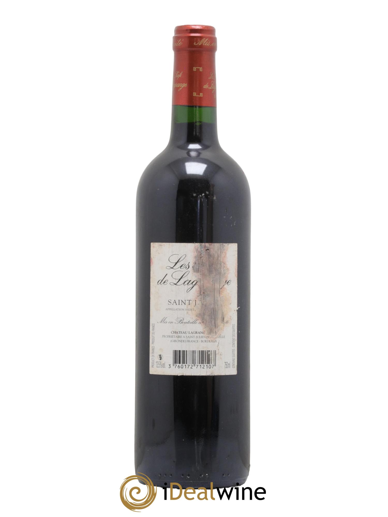 Les Fiefs de Lagrange Second Vin 2010 - Lot of 1 bottle - 1