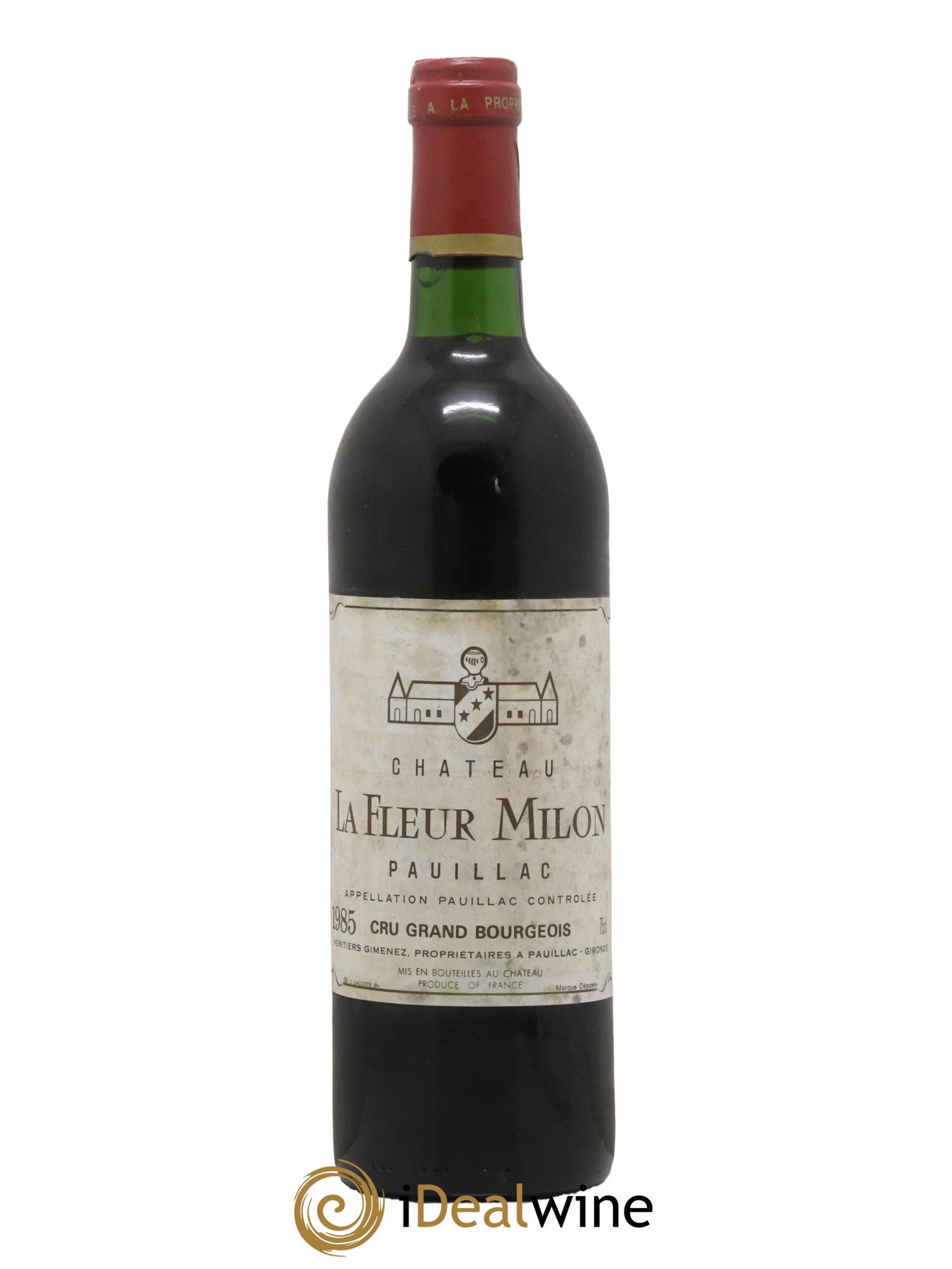 Château la Fleur Milon Cru Bourgeois 1985 - Lot de 1 bouteille - 0