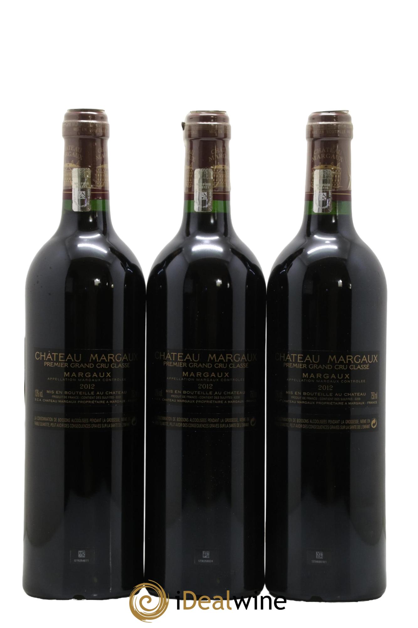 Château Margaux 1er Grand Cru Classé 2012 - Lot de 6 bouteilles - 4