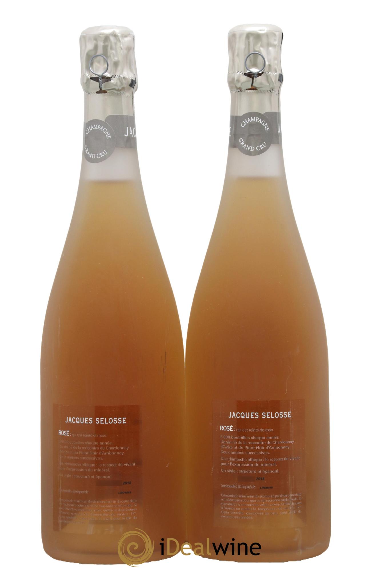 Rosé Brut Jacques Selosse - Lot de 2 bouteilles - 1