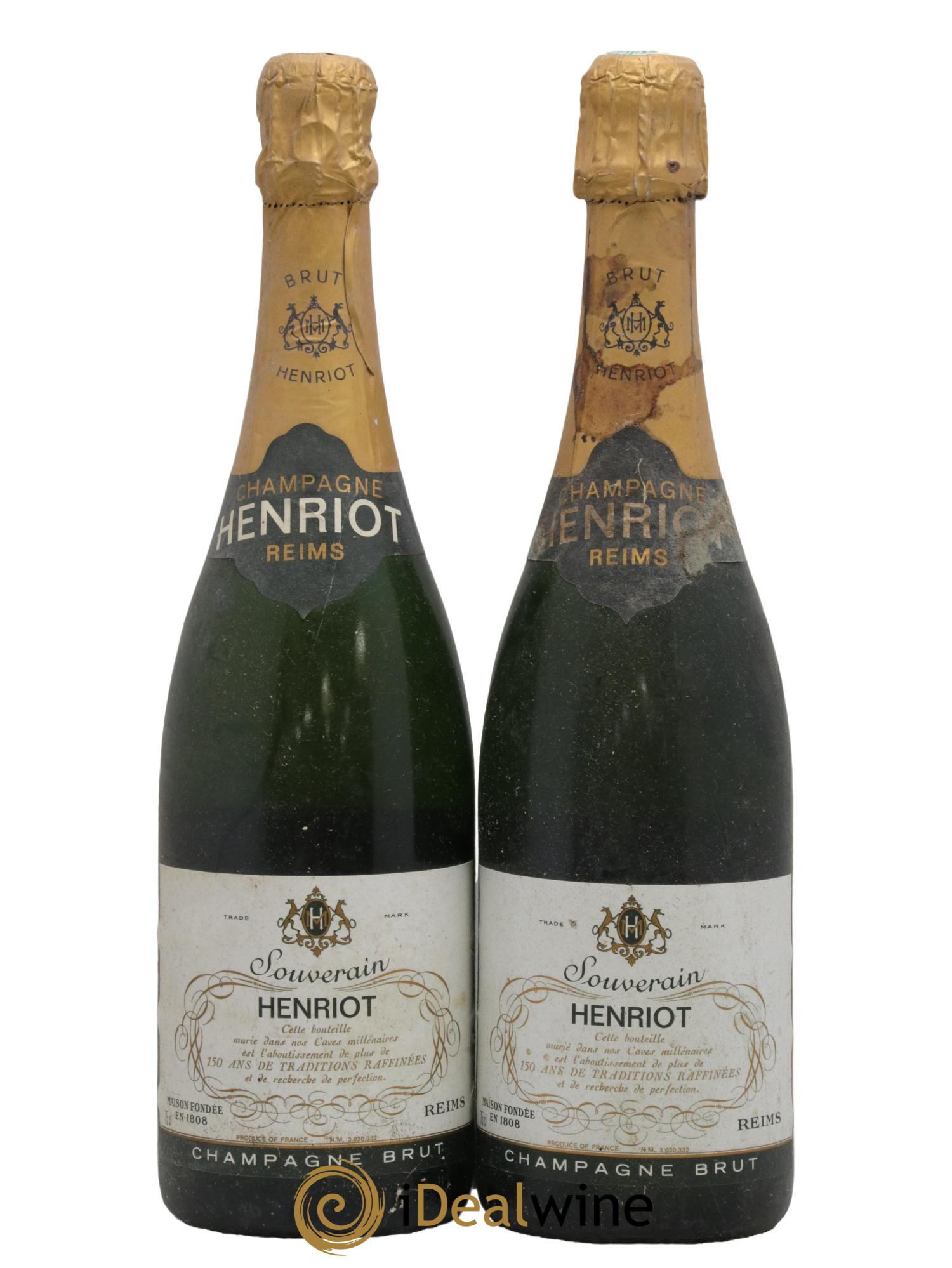 Champagne Souverain Maison Henriot - Lot de 2 bouteilles - 0
