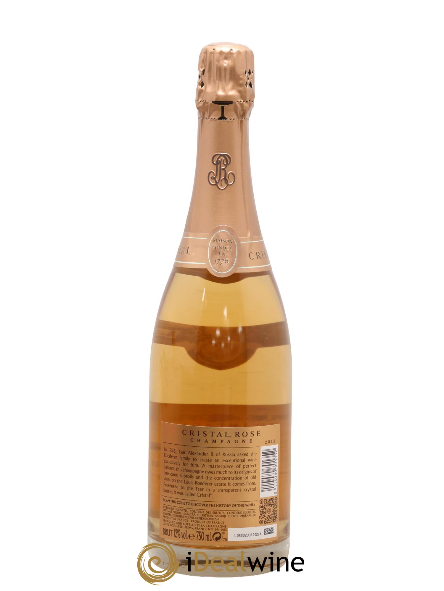 Cristal Louis Roederer 2013 - Lot of 1 bottle - 1