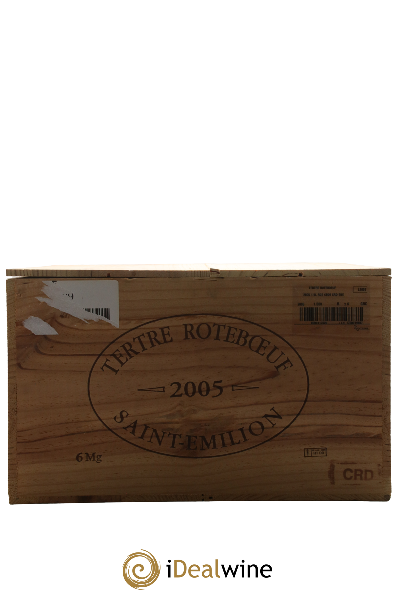 Château Tertre Roteboeuf 2005 - Lot of 6 magnums - 5