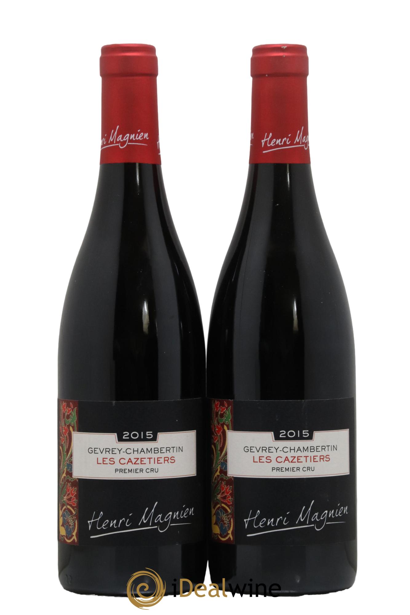Gevrey-Chambertin 1er Cru Les Cazetiers Henri Magnien (Domaine) 2015 - Lot de 2 bouteilles - 0