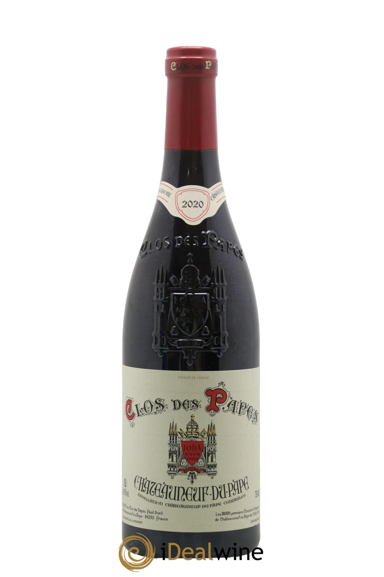 Châteauneuf-du-Pape Clos des Papes - Paul Avril 2020 - Lot de 1 bouteille - 0