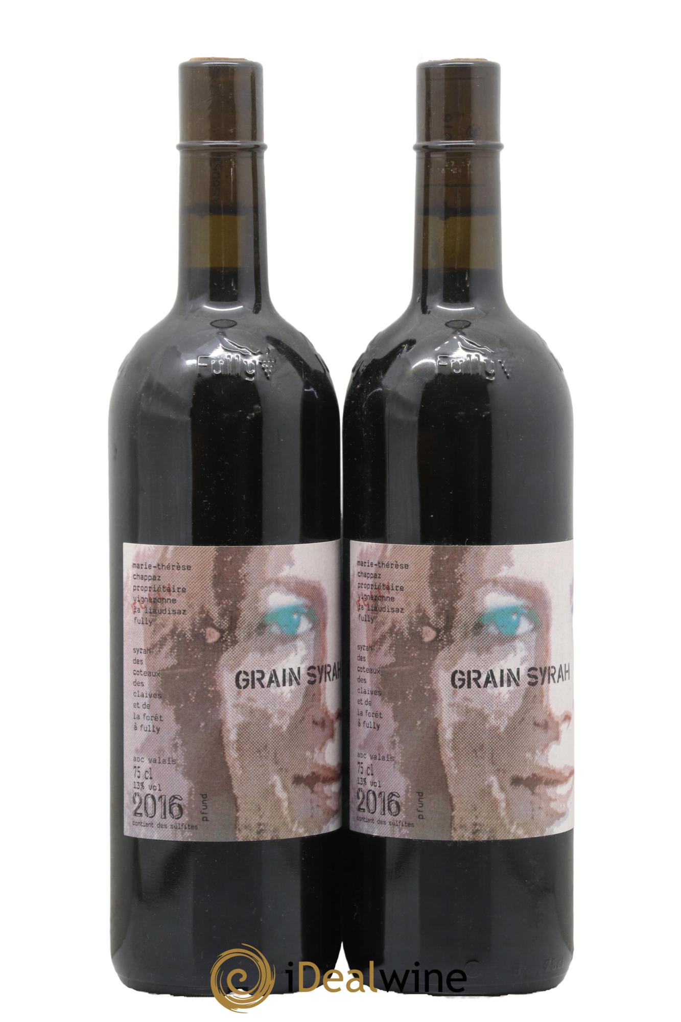 Valais Grain Syrah Marie-Thérèse Chappaz - Domaine Des Claives 2016 - Lot de 2 bouteilles - 0