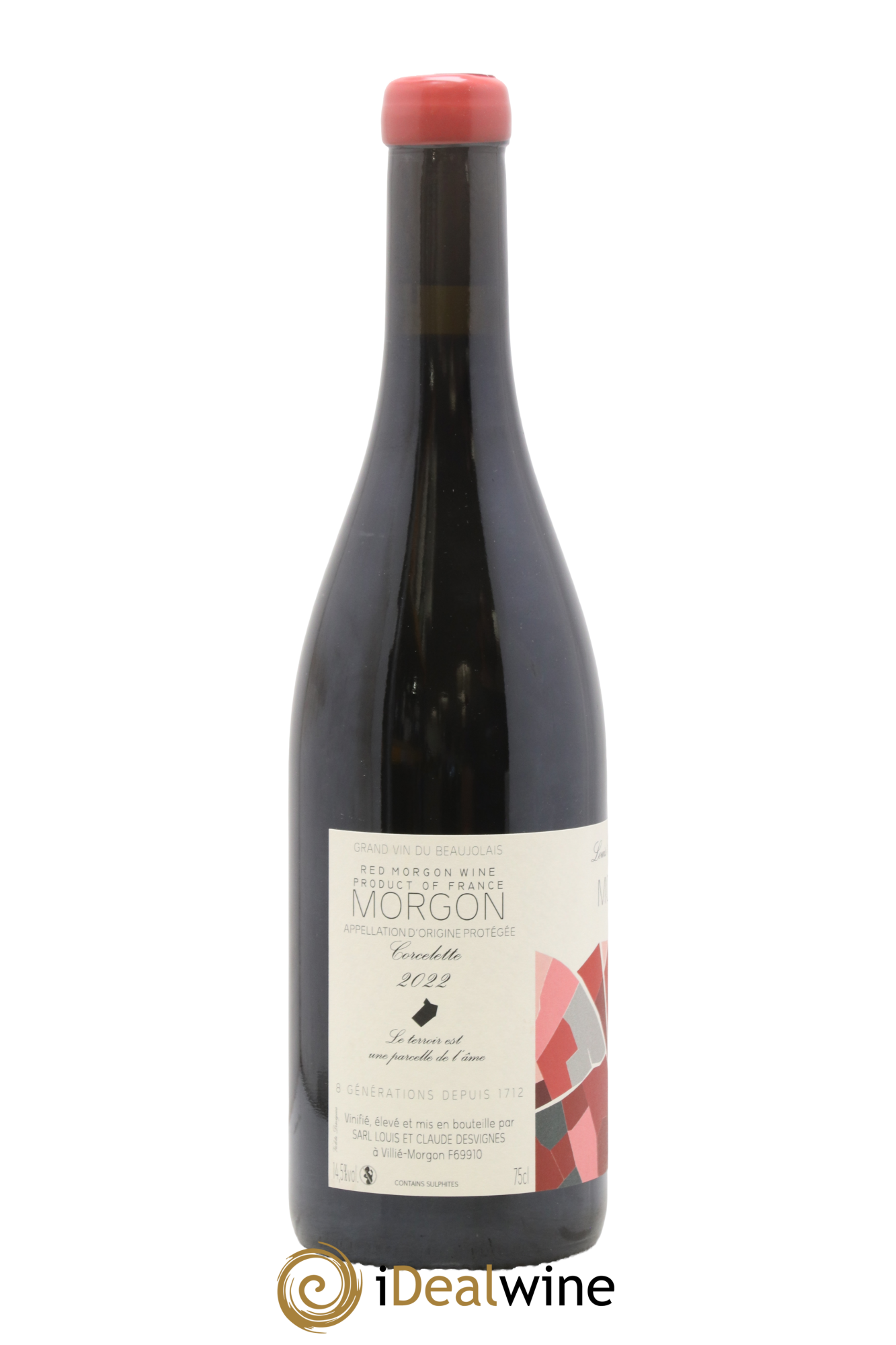 Morgon Corcelette Louis-Claude Desvignes 2022 - Lot de 1 bouteille - 1