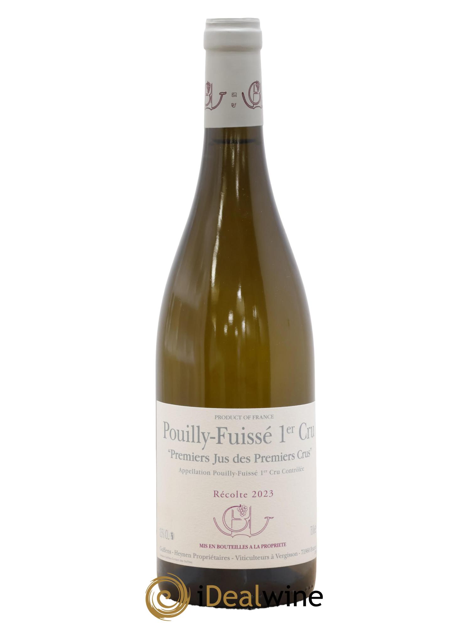 Pouilly-Fuissé 1er Cru Premiers Jus des Premiers Crus Guffens-Heynen 2023 - Lot de 1 bouteille - 0