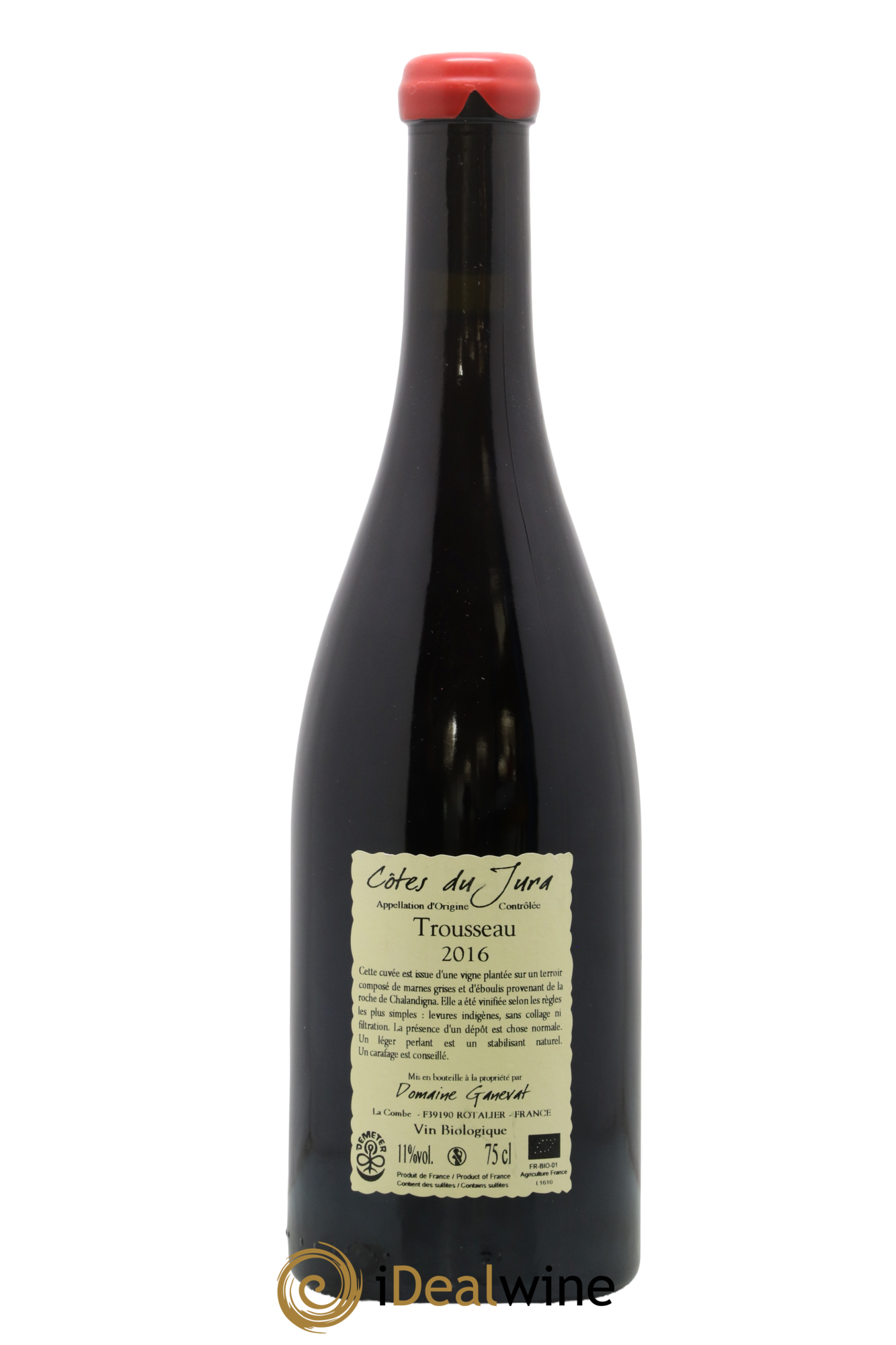 Côtes du Jura Plein Sud Jean-François Ganevat (Domaine) 2016 - Lot de 1 bouteille - 1