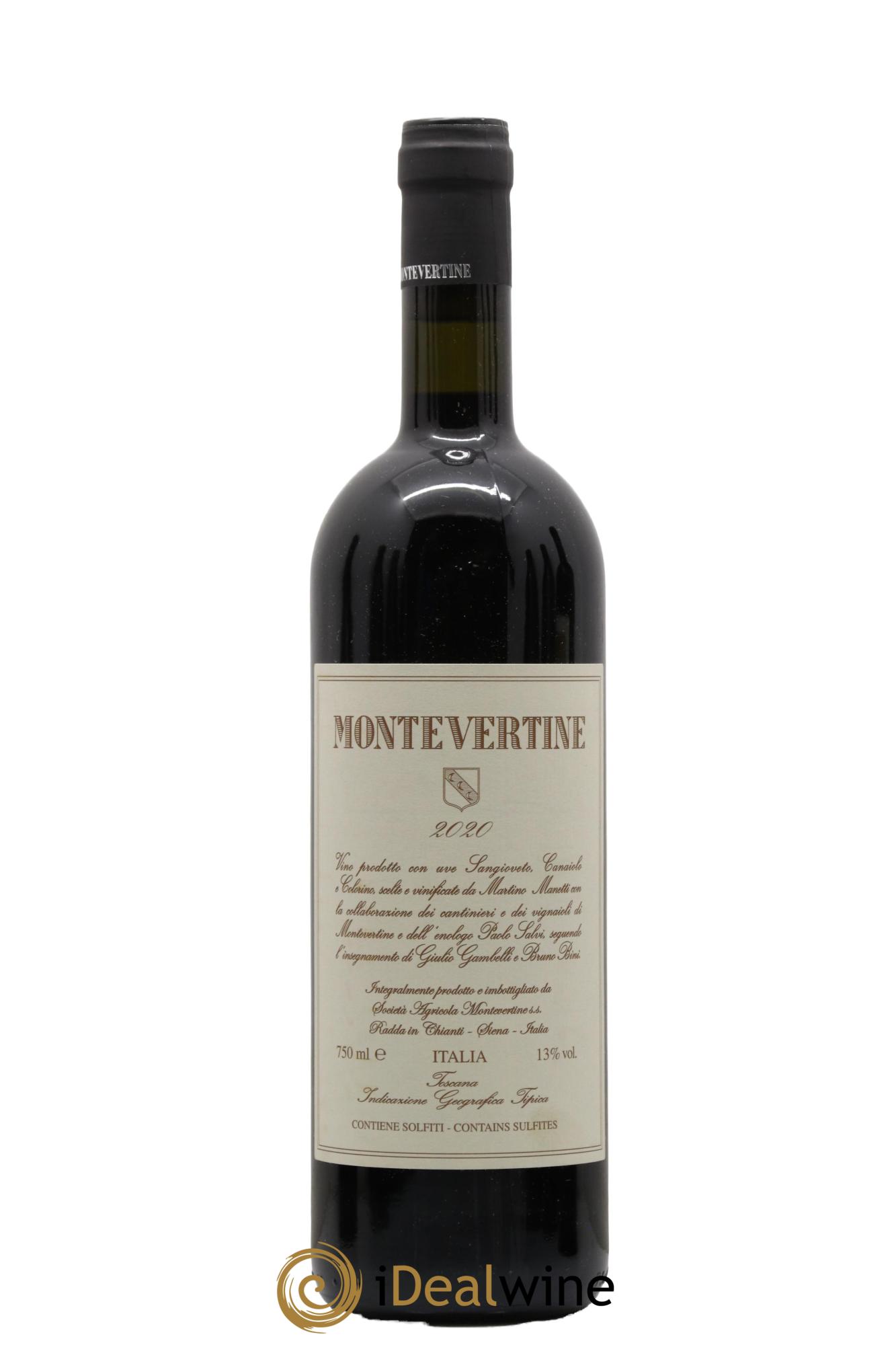 Toscana IGT Montevertine Famille Manetti 2020 - Lot de 1 bouteille - 0