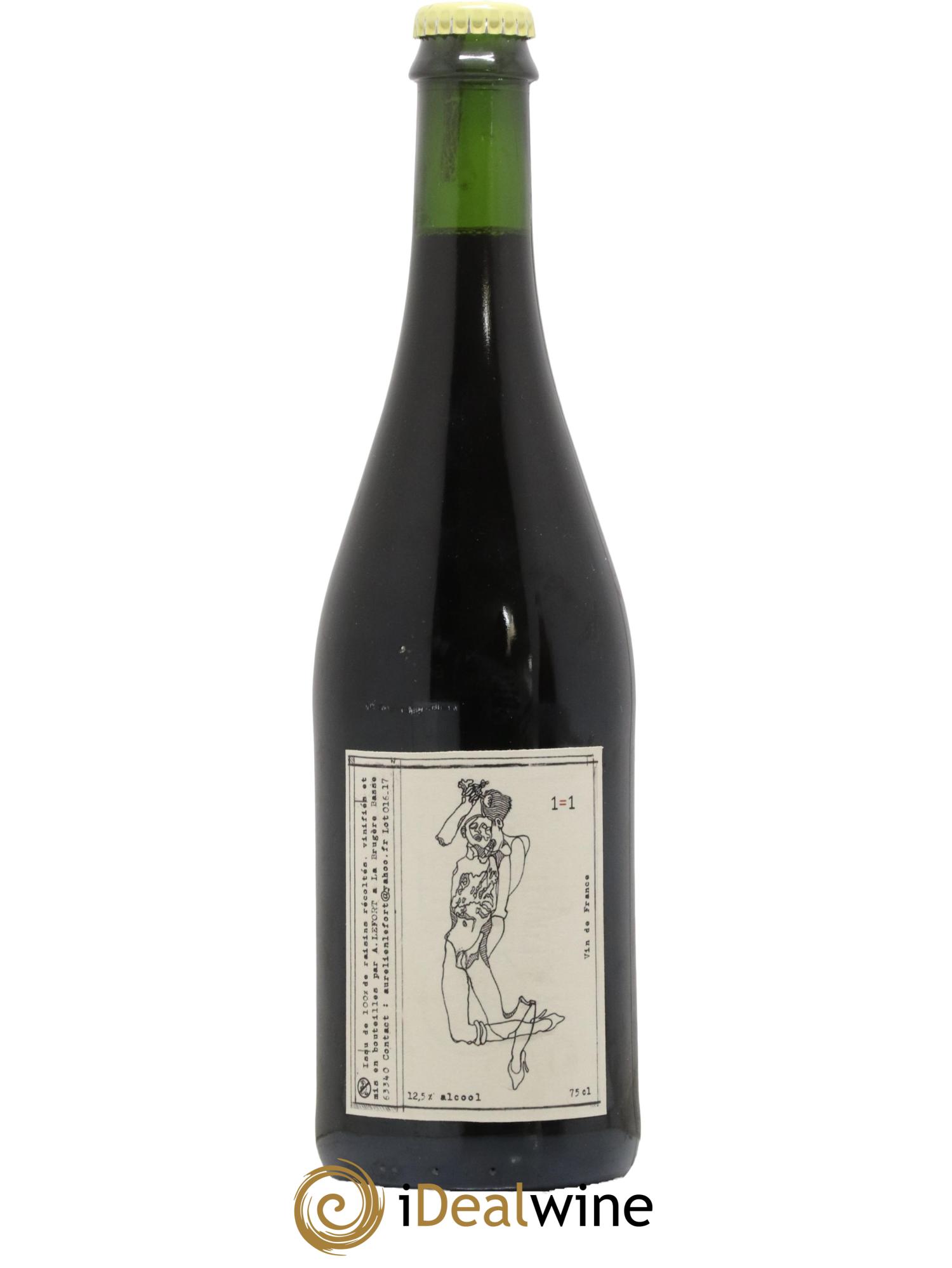 Vin de France Cuvée 1=1 Aurélien Lefort 2016 - Lot of 1 bottle - 0