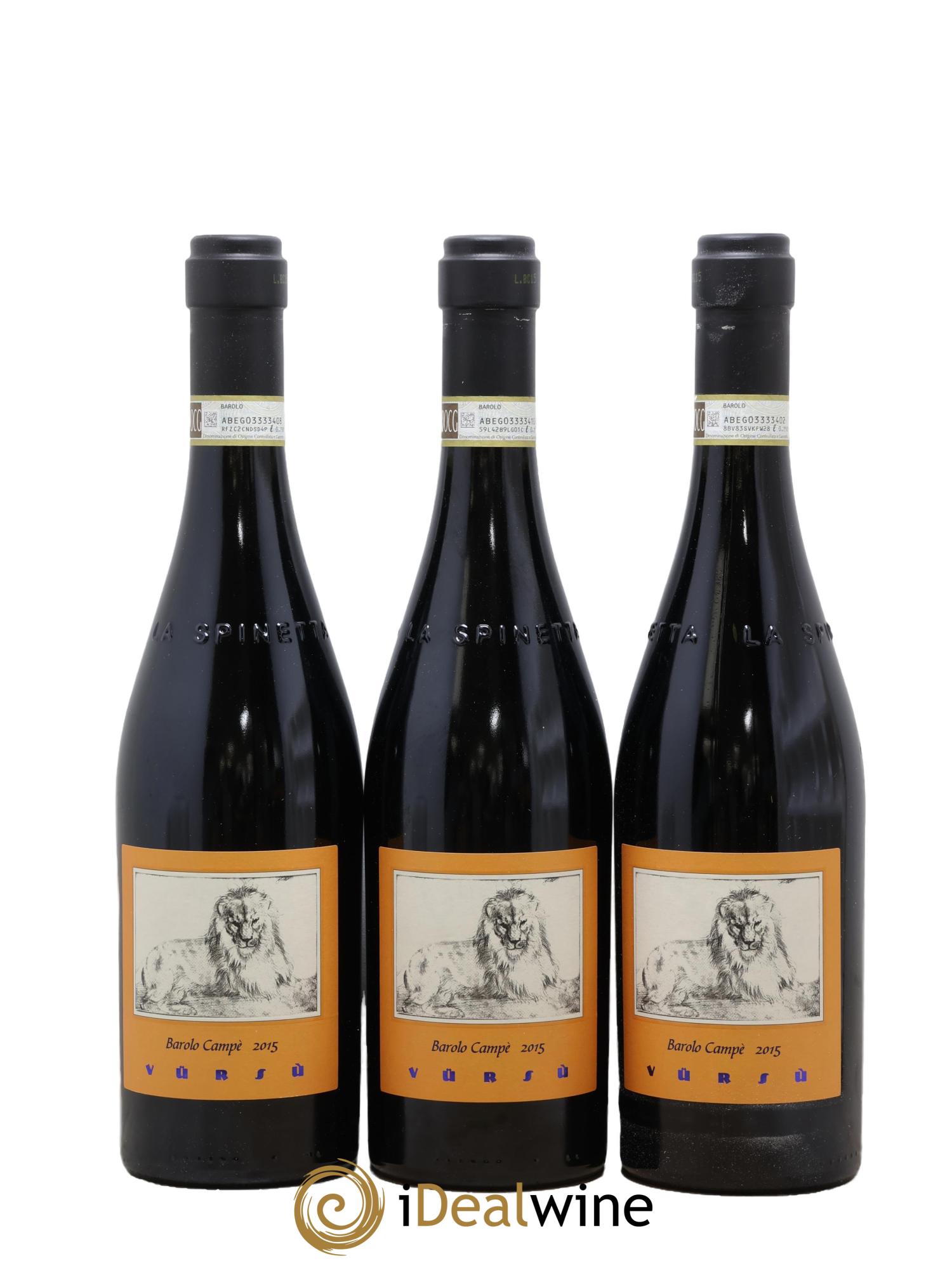 Barolo DOCG Campe La Spinetta - Giorgio Rivetti Vursu 2015 - Lotto di 6 bottiglie - 2
