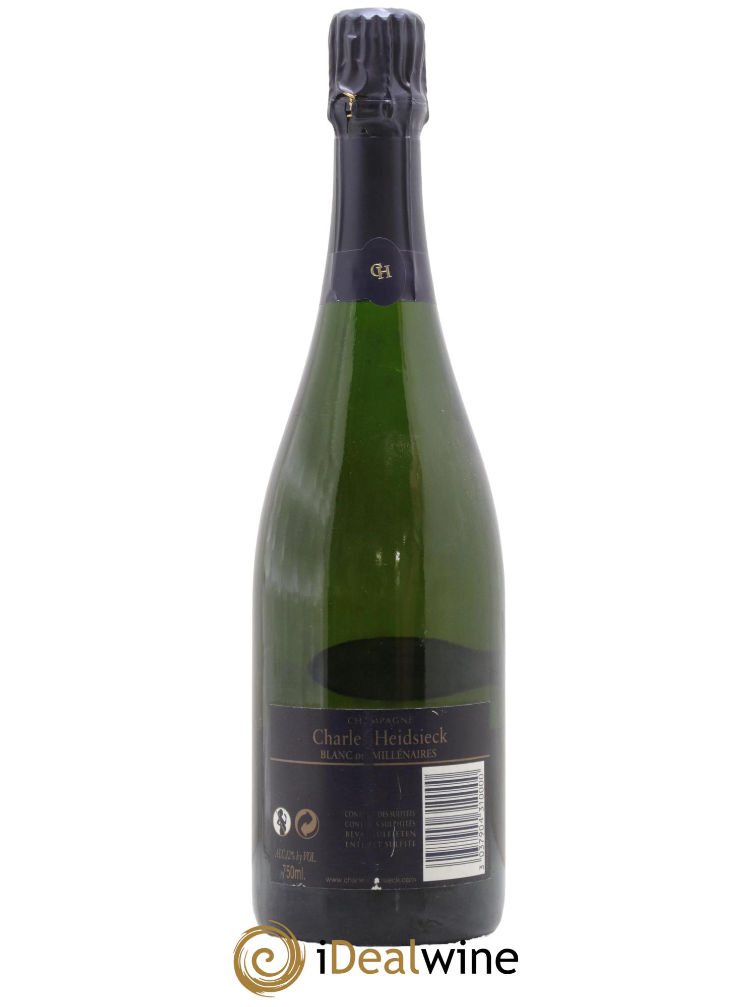 Blanc de Blancs Blanc des Millénaires Brut Charles Heidsieck 1995 - Lot de 1 bouteille - 1