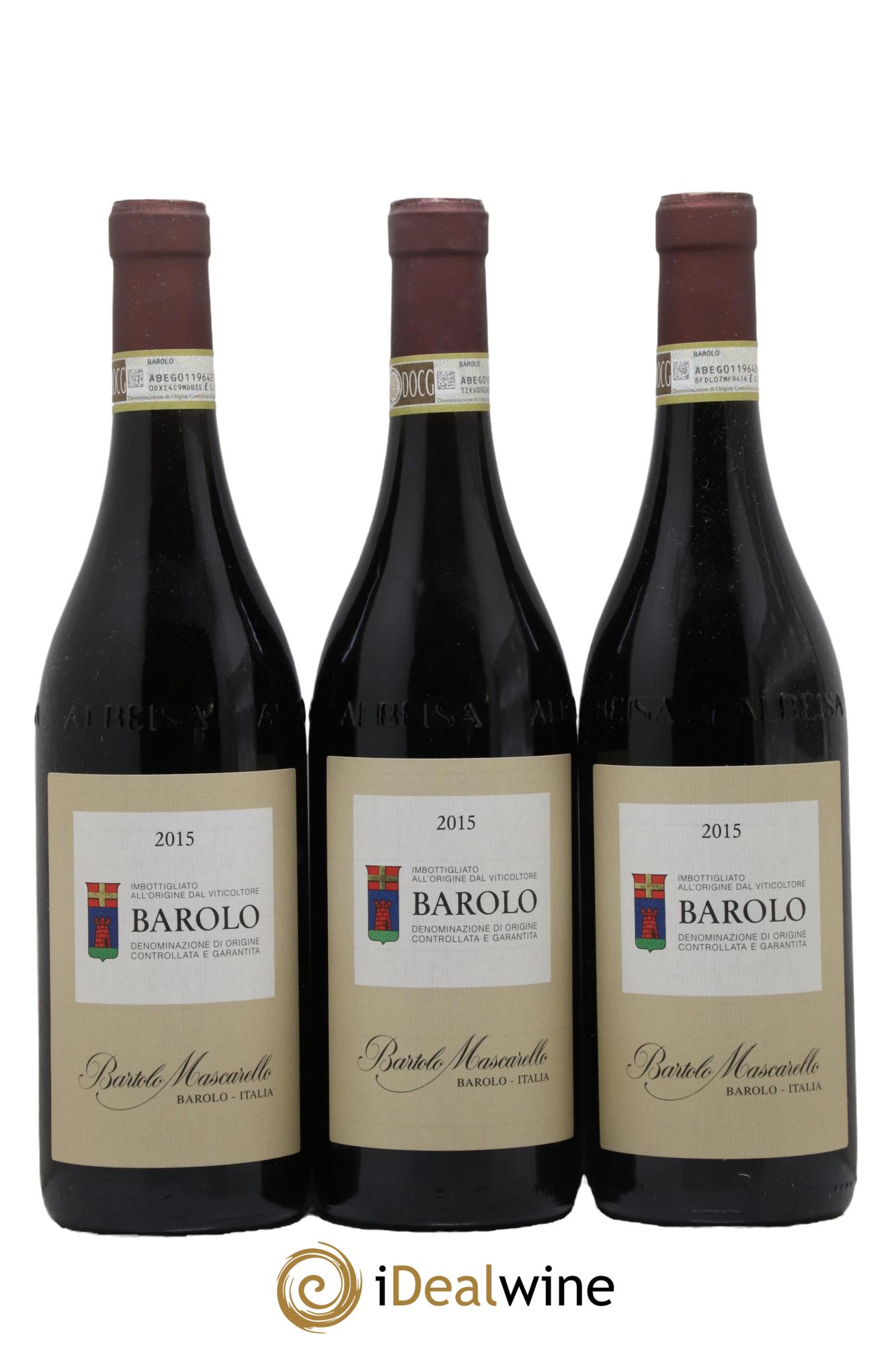 Barolo DOCG Bartolo Mascarello 2015 - Lot de 3 bouteilles - 0