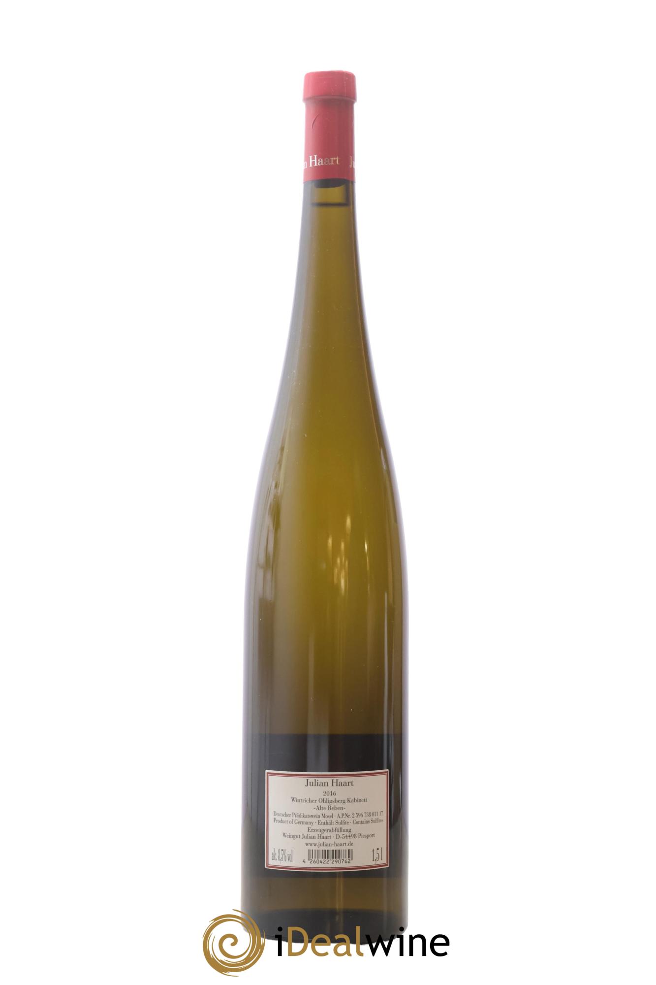 Allemagne Wintricher Ohligsberg Kabinett Alte Reben Julian Haart 2016 - Posten von 1 Magnum - 1