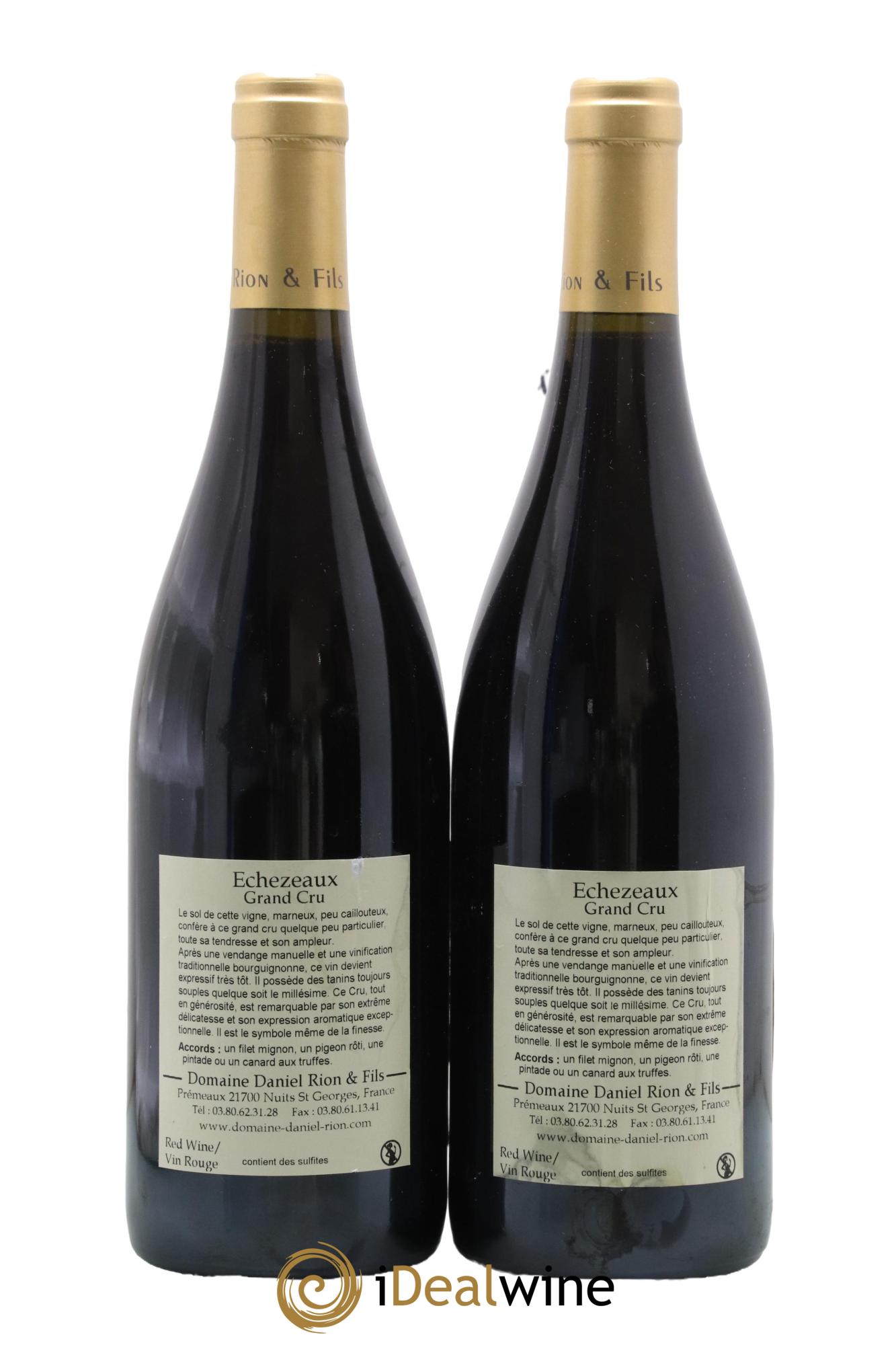 Echezeaux Grand Cru Daniel Rion 2009 - Posten von 2 Flaschen - 1