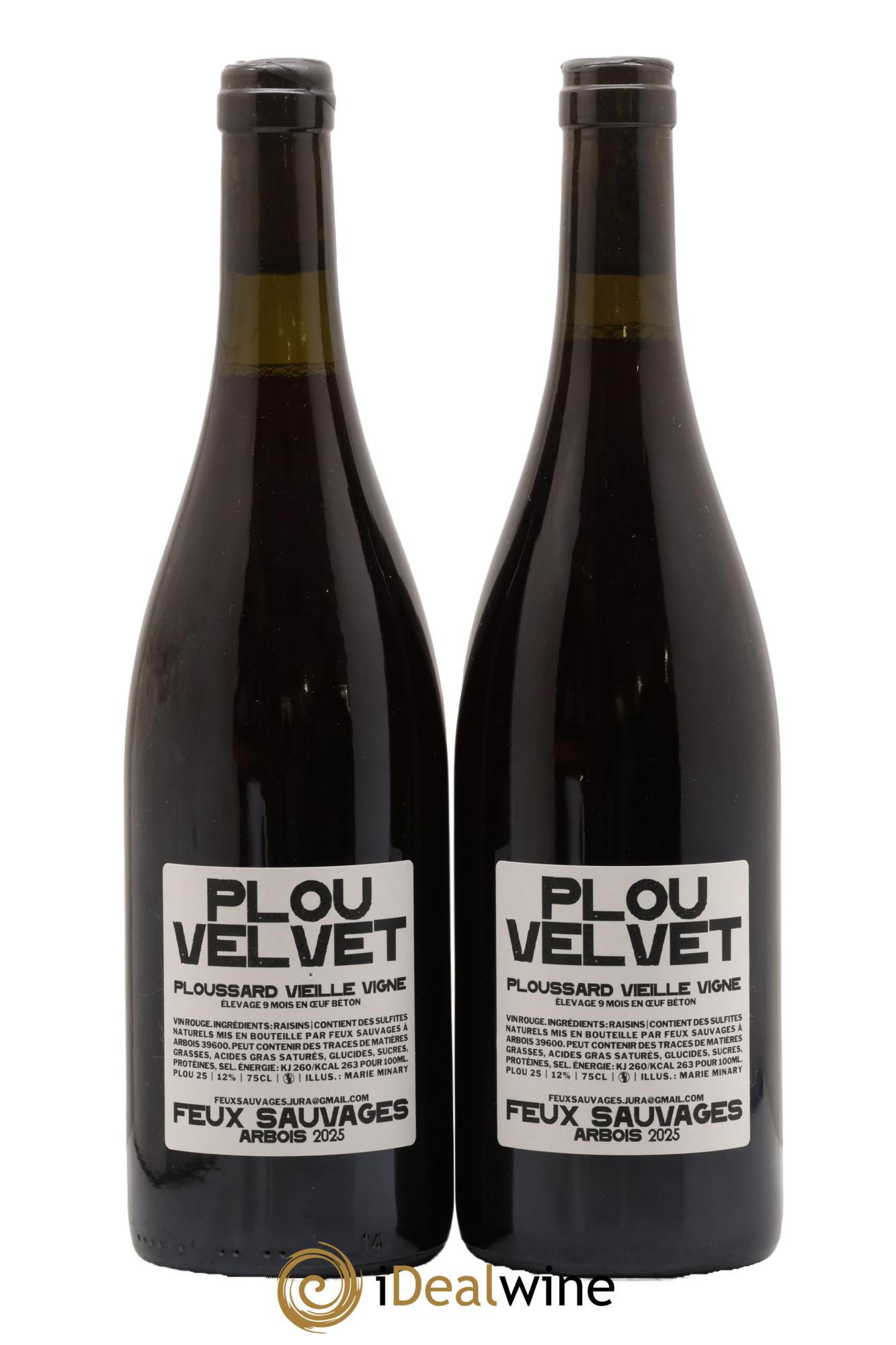 Arbois Plou Velvet Feux Sauvages 2025 - Lot de 2 bouteilles - 1